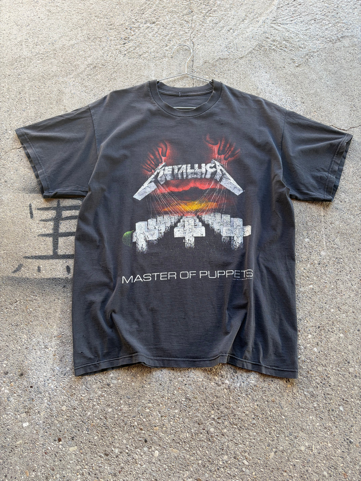 Vintage Faded Trashed Metallica Shirt Size M/L