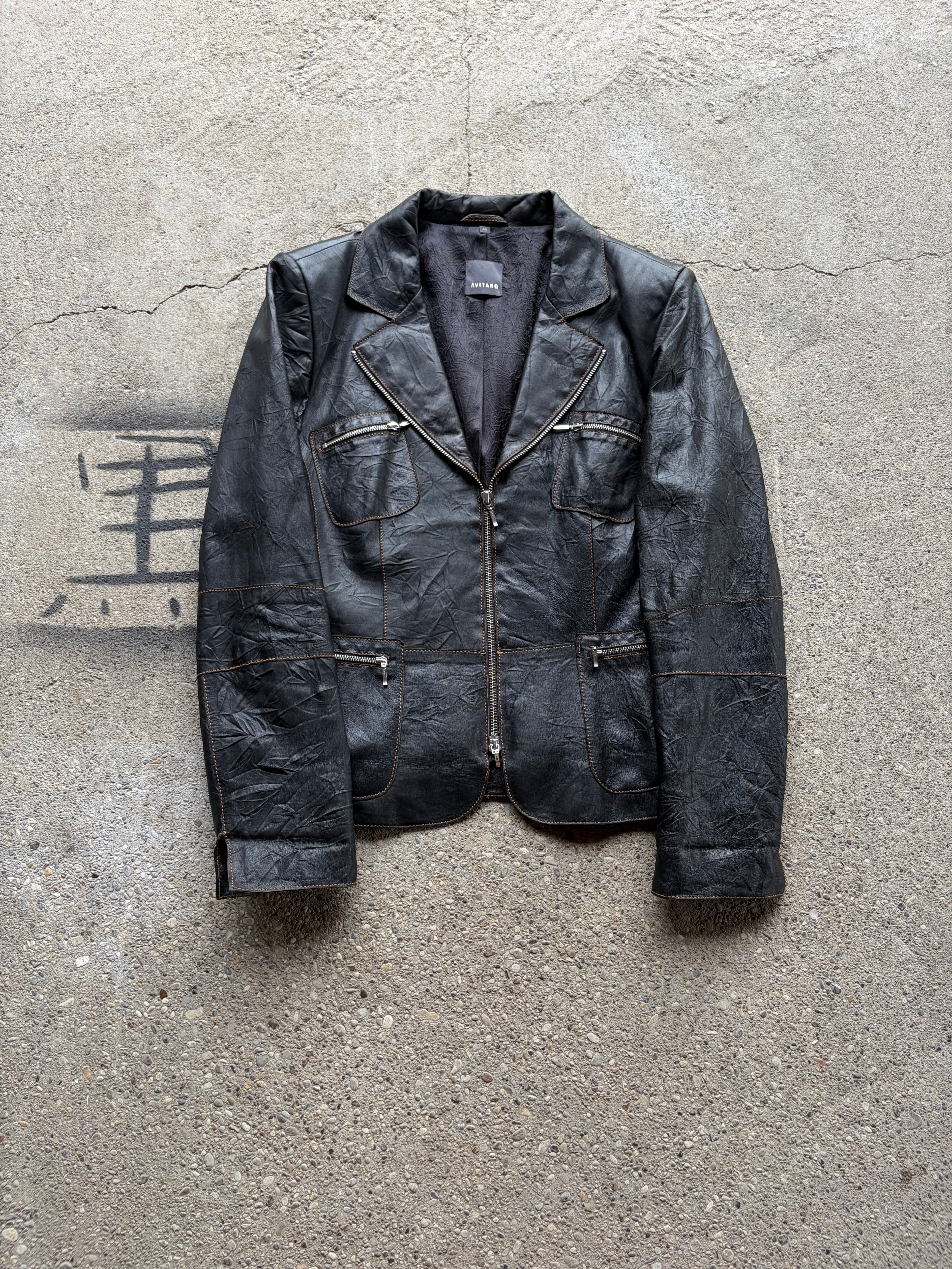 Vintage leather Jacket/ Blazer Womens Size S/M/40