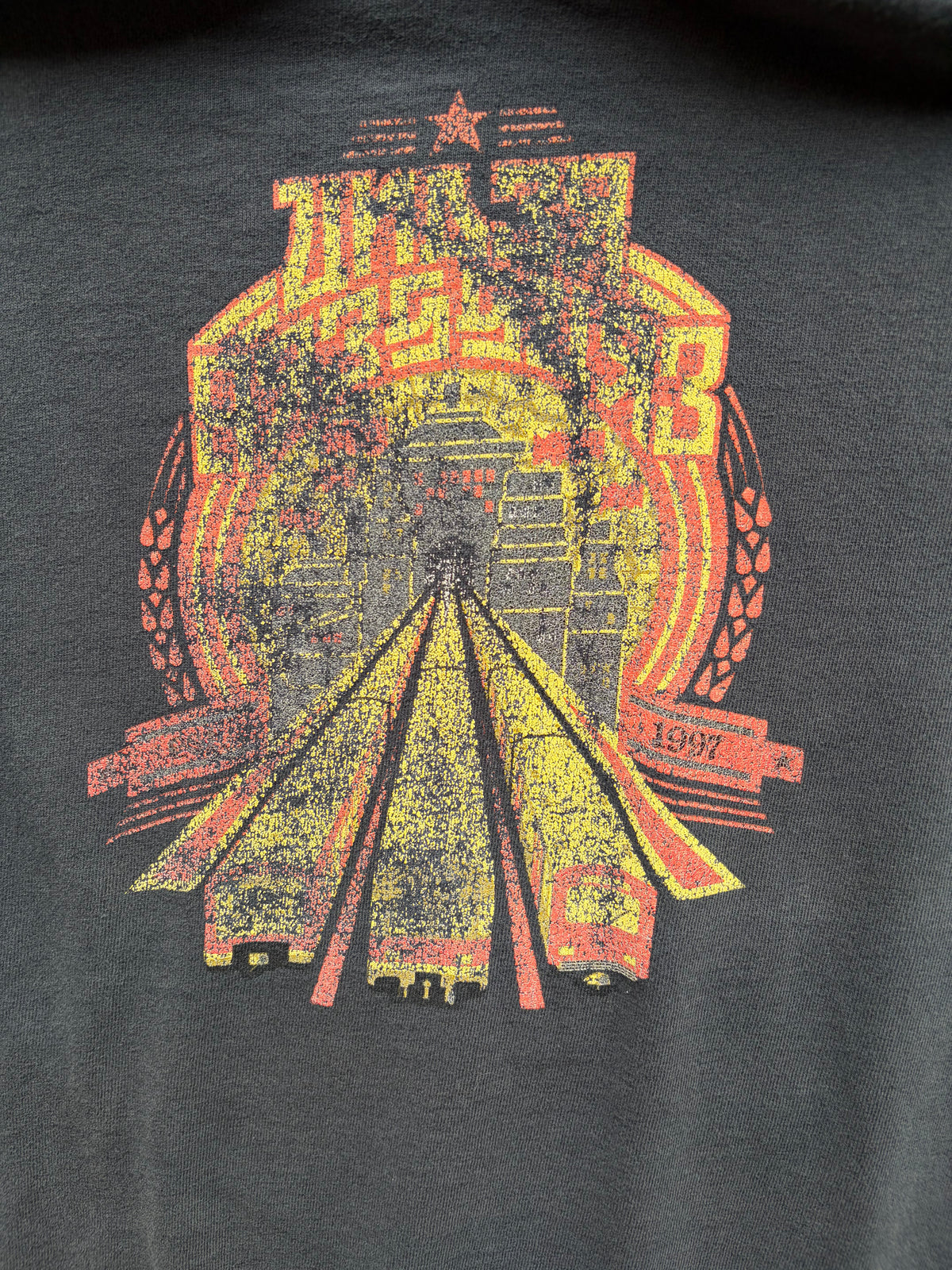 Vintage 1997 Trashed Faded Shirt Size S/M