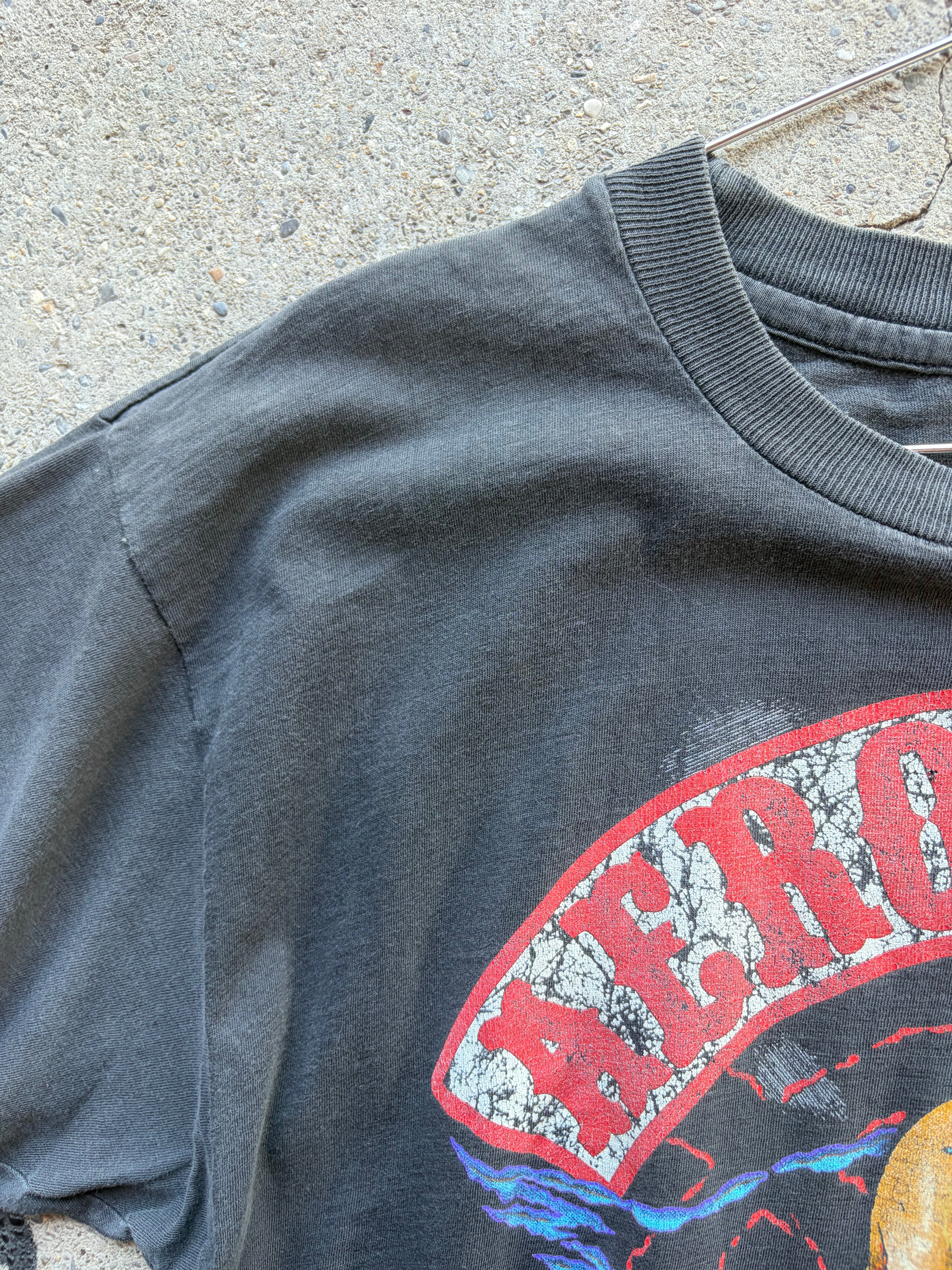 Vintage insane Faded Aerosmith Band Shirt Size S/M