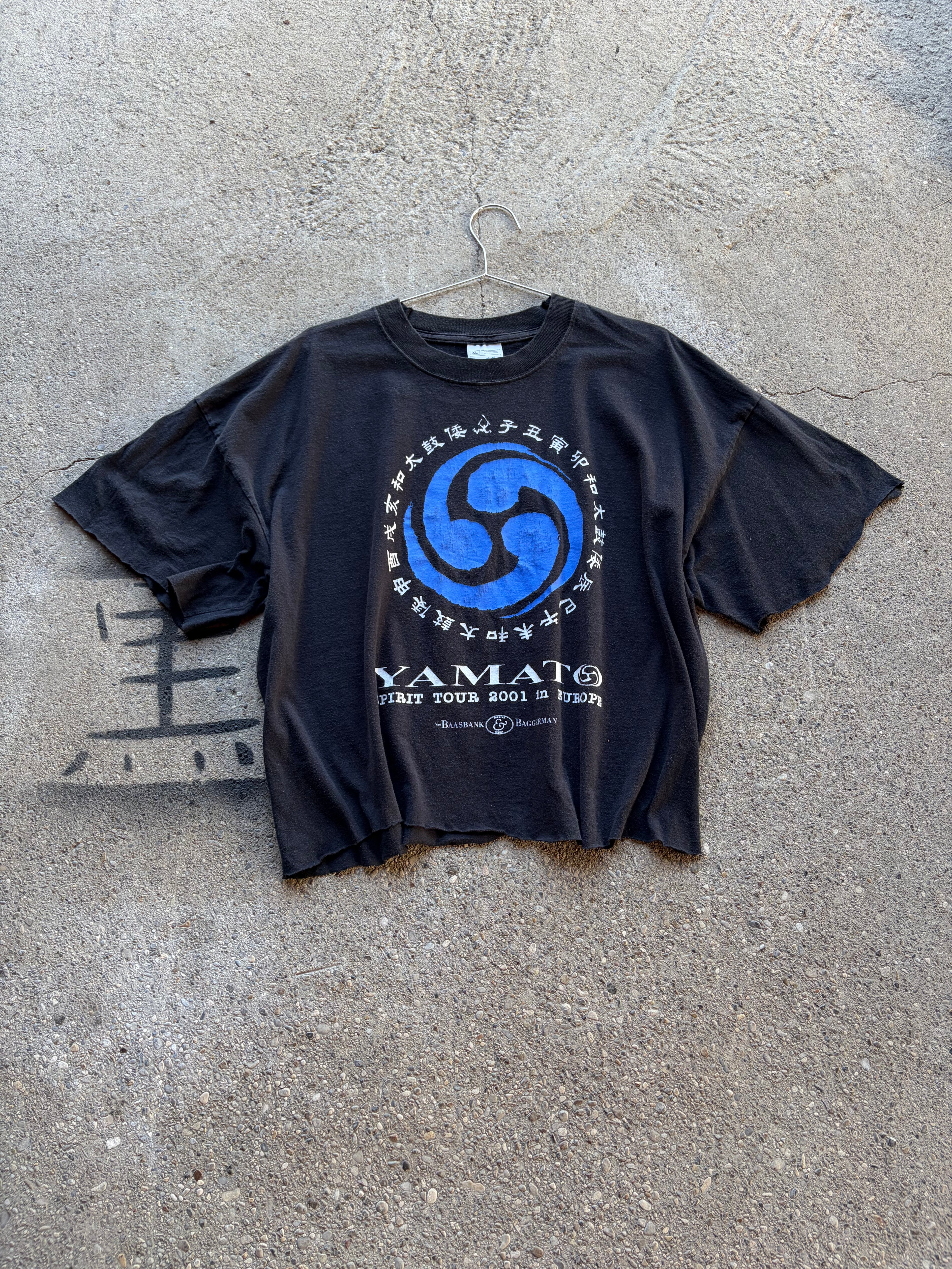 Cutted Vintage yamato Band T Shirt Size S