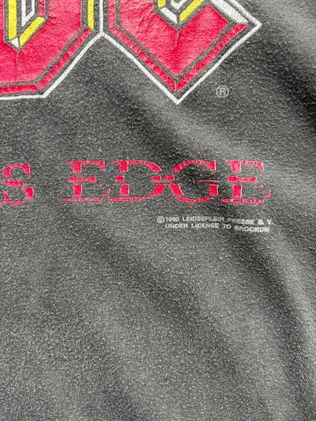 Vintage 1990 faded Single Stitch acdc Shirt Size M/L