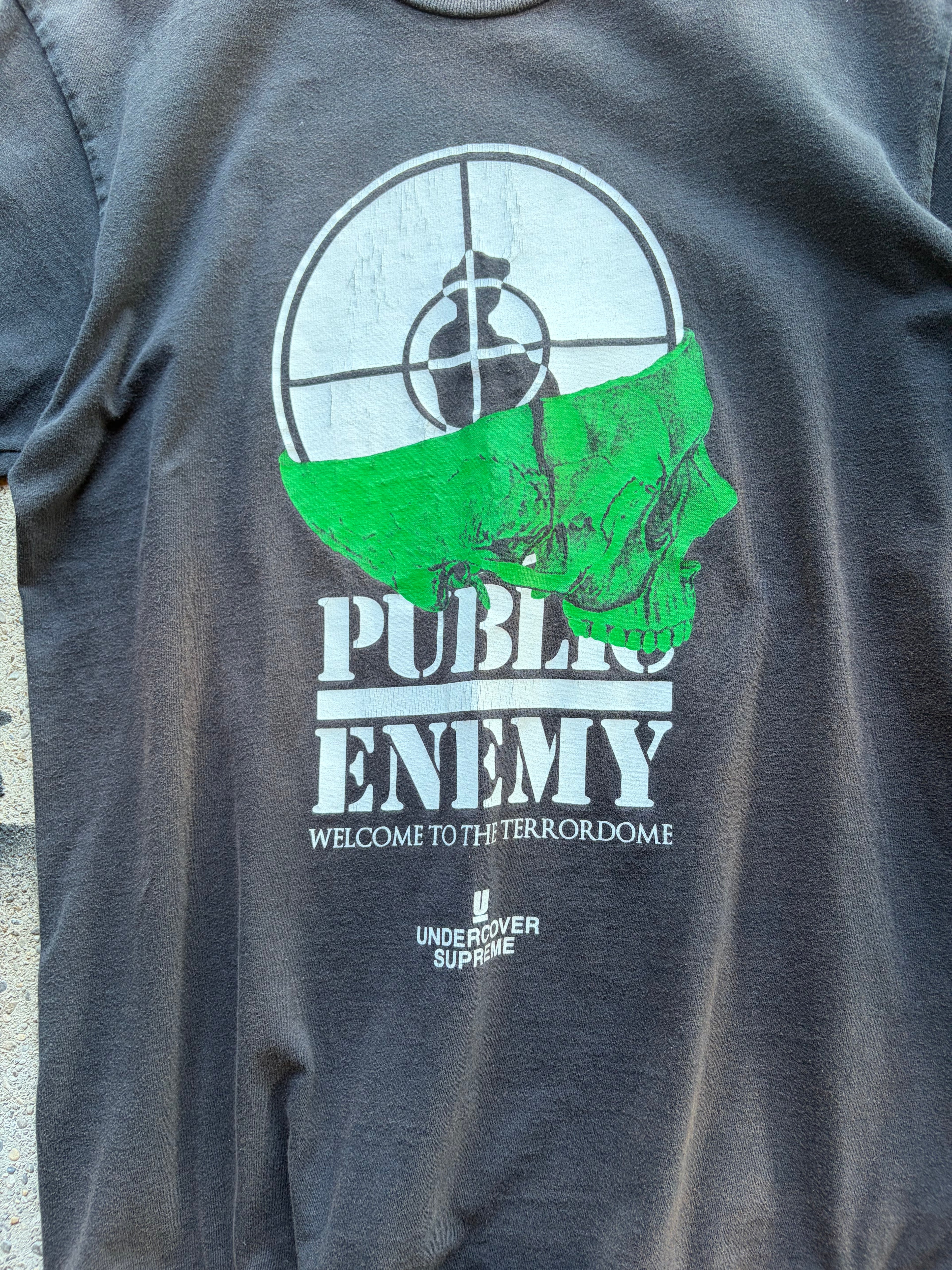 Faded public Enemy Undercover Supreme Shirt Size M/L