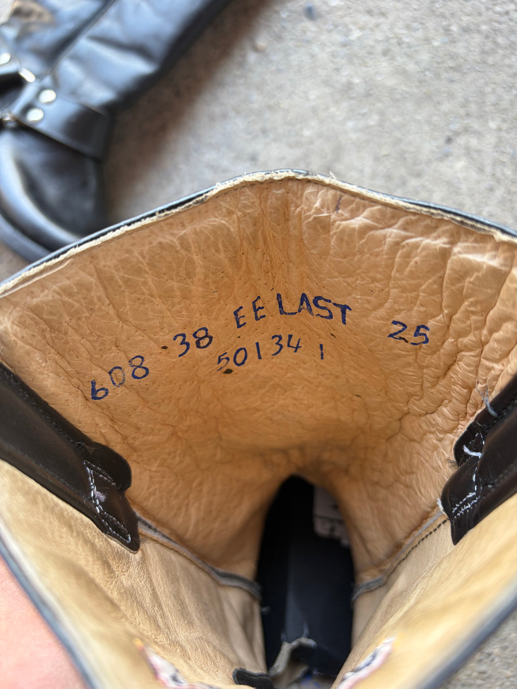 Vintage Cowboy Boots Size 38