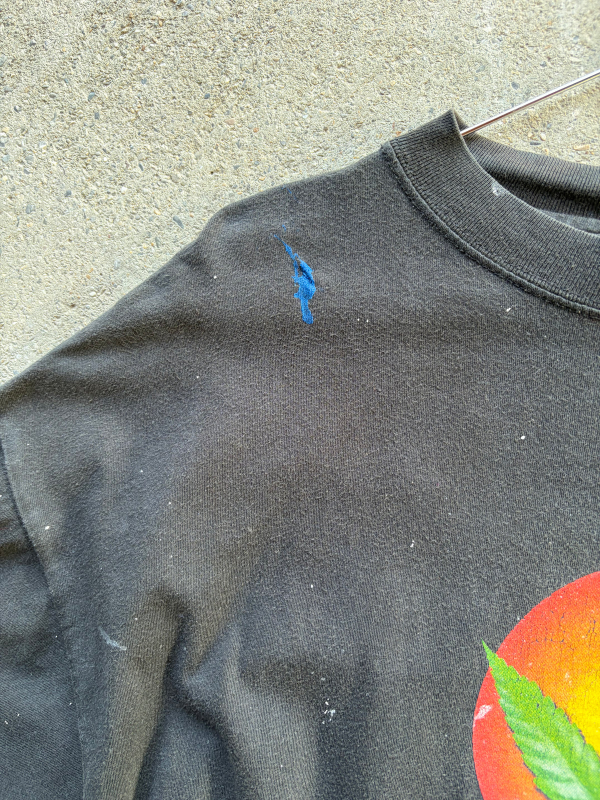 Vintage Faded Painted ich „rauche gern“ funny Shirt Size L/XL