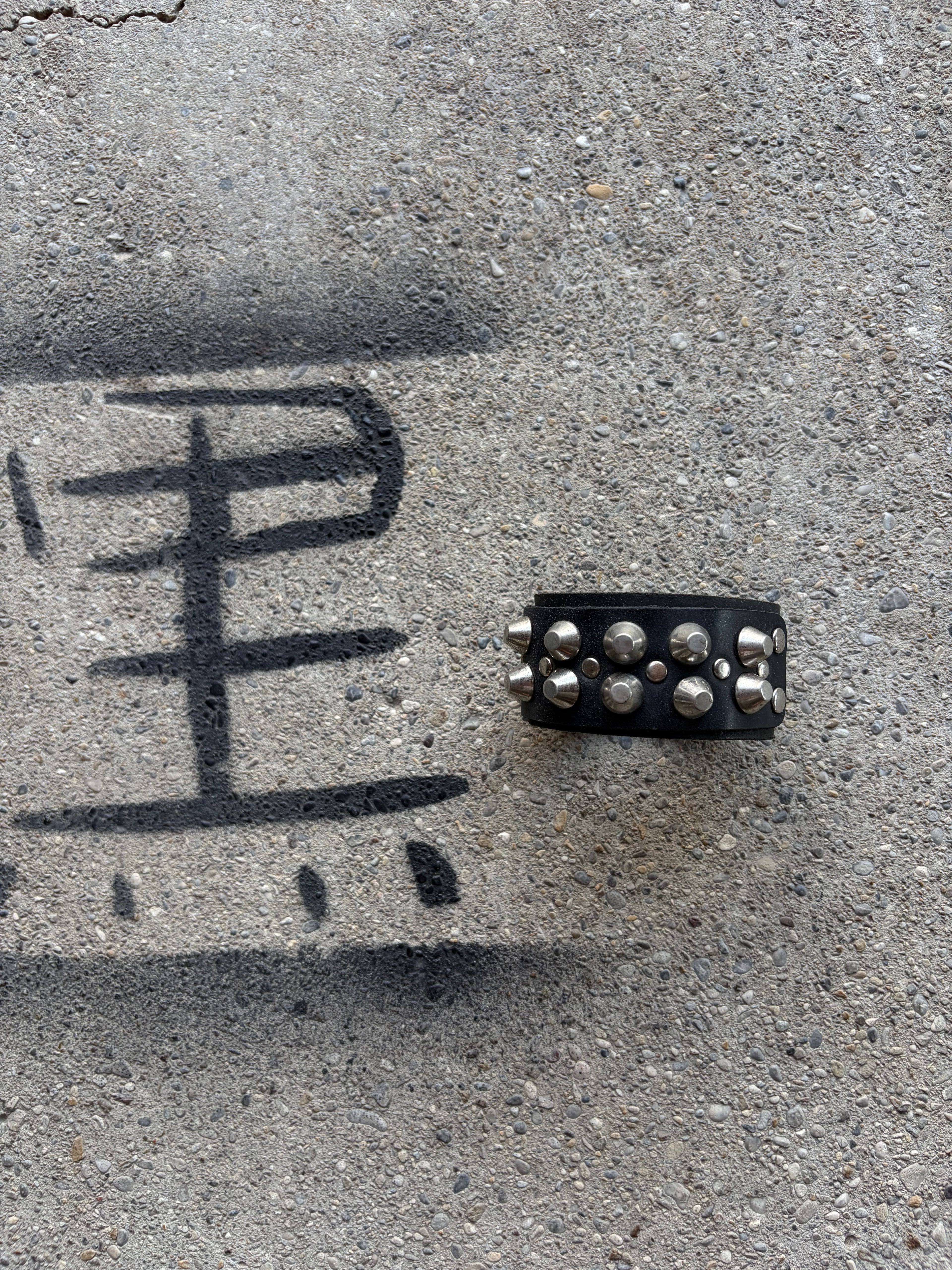 Vintage Studded Leather bracelet