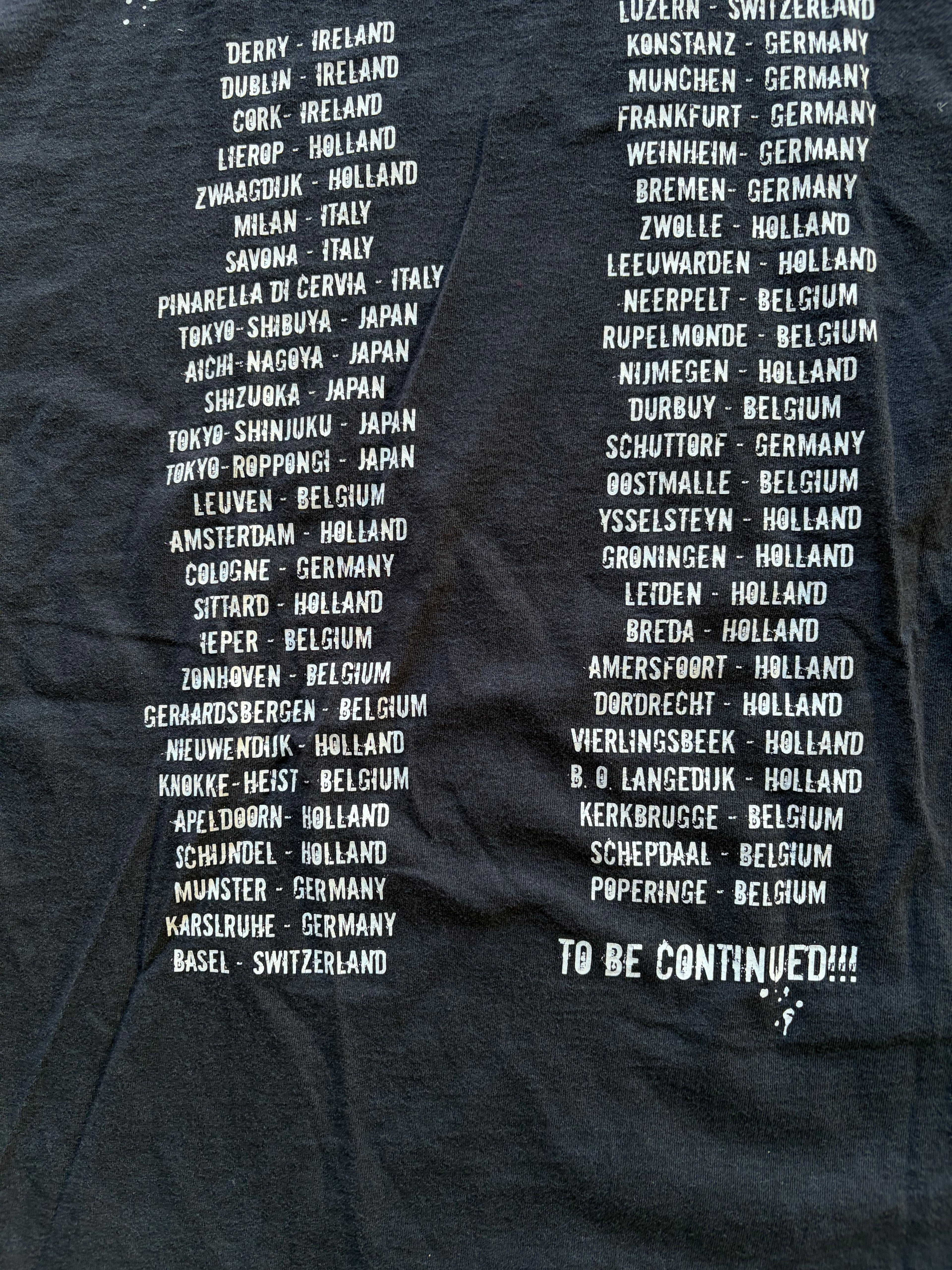 2007 punk Tour Shirt Size M