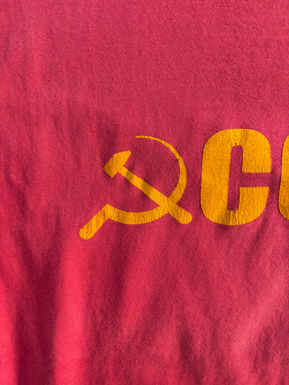 Vintage Faded CCCP Shirt Size S/M