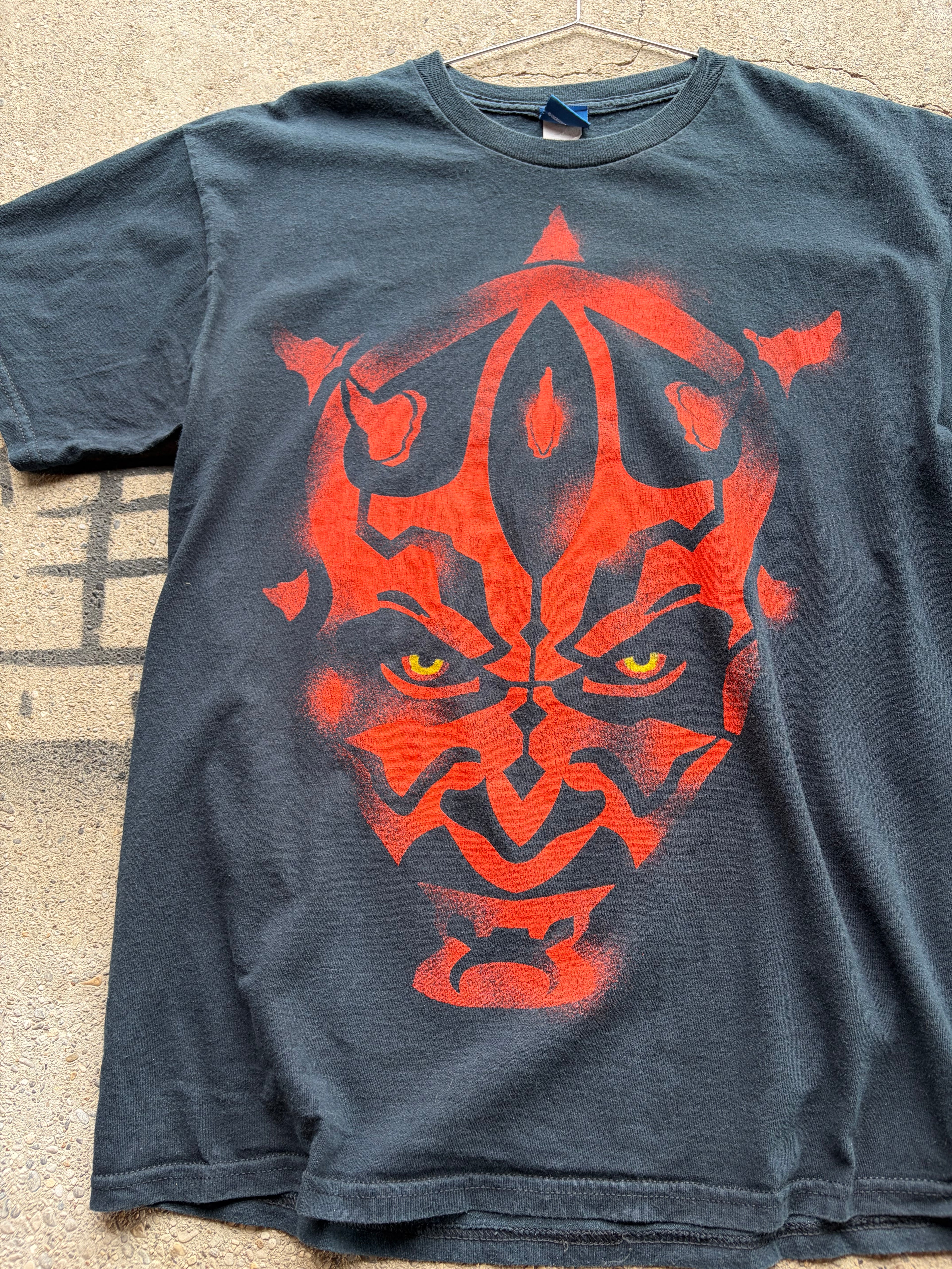 Vintage Star Wars Darth Maul T Shirt Size M