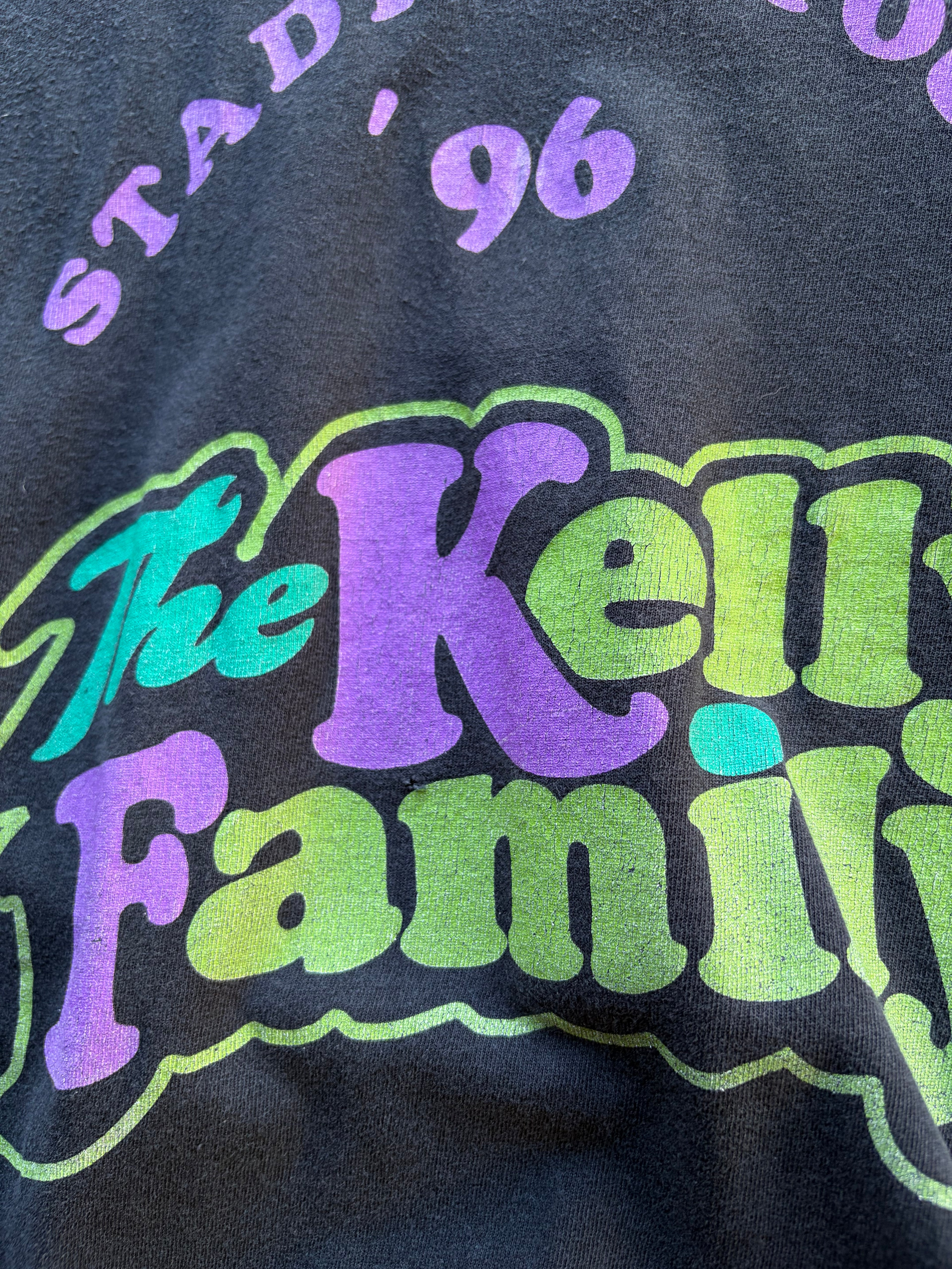 Vintage 1996 single stitch Kelly Family Tour T Shirt Size S