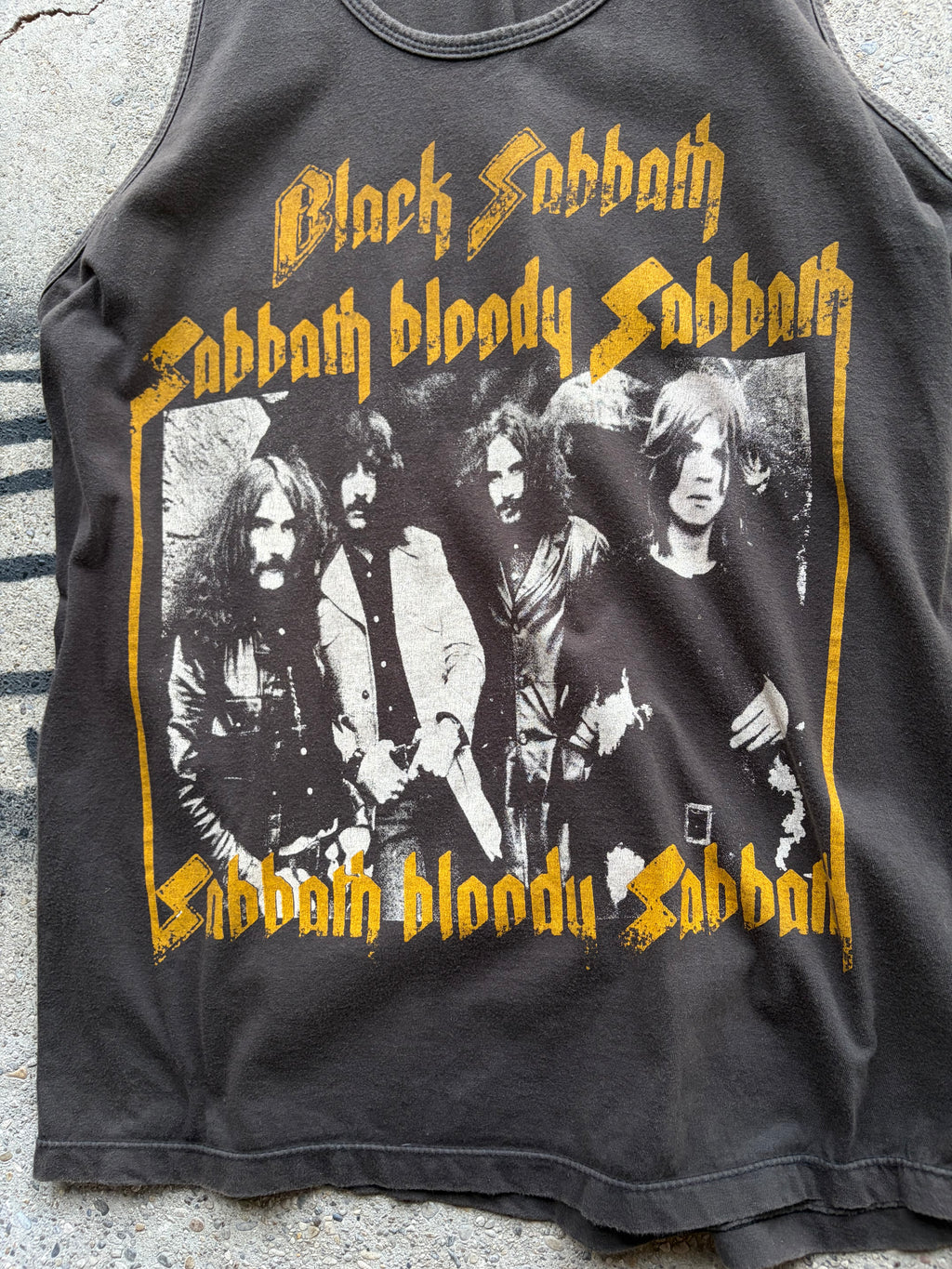Vintage Black Sabbath Tank Top Size S/M