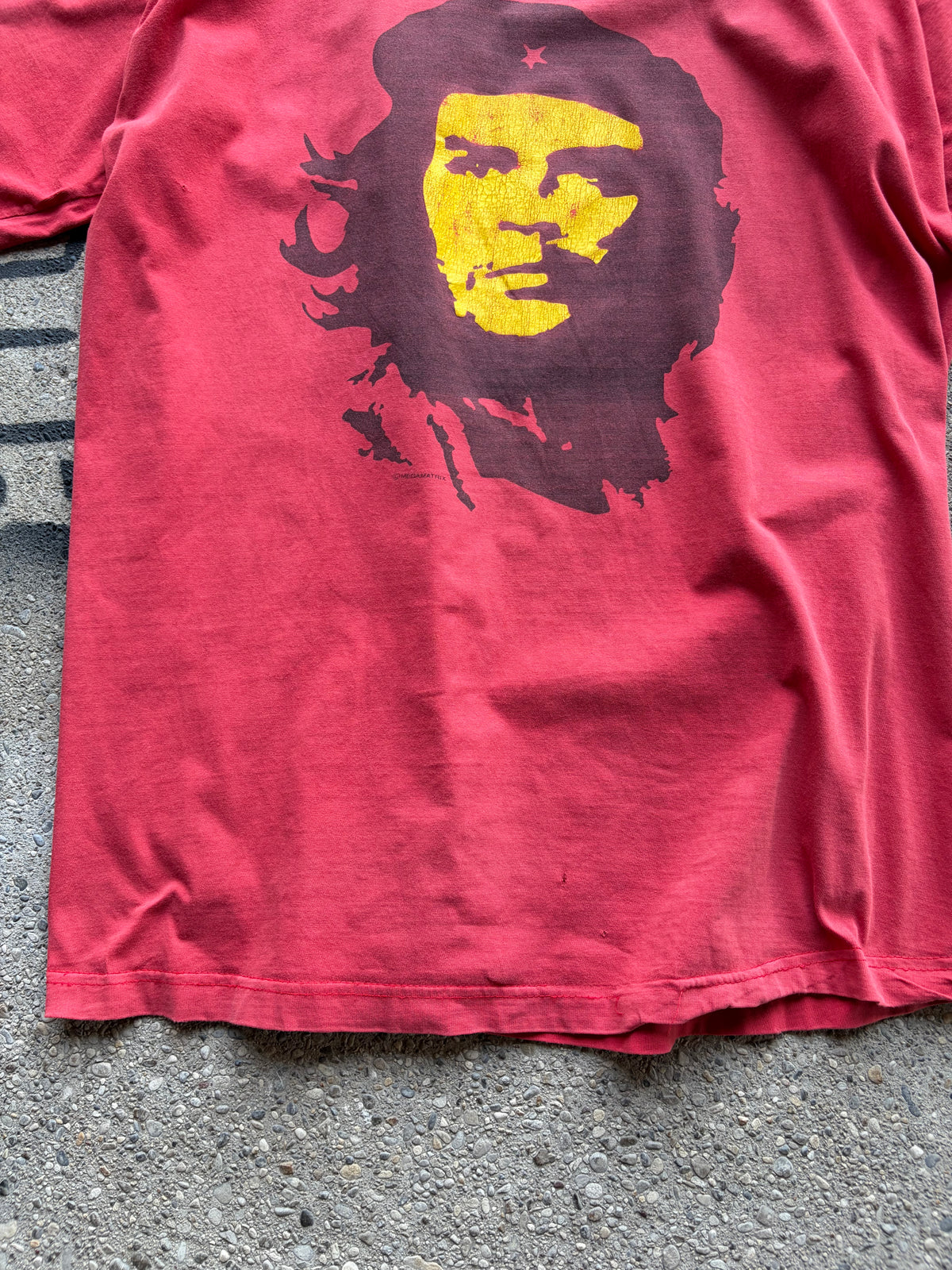 Vintage Faded che Guevara Viva la Revolution Shirt Size M/L