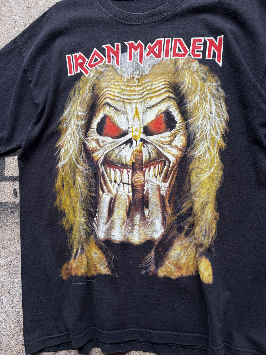 Vintage Iron Maiden Band Shirt Size L/XL