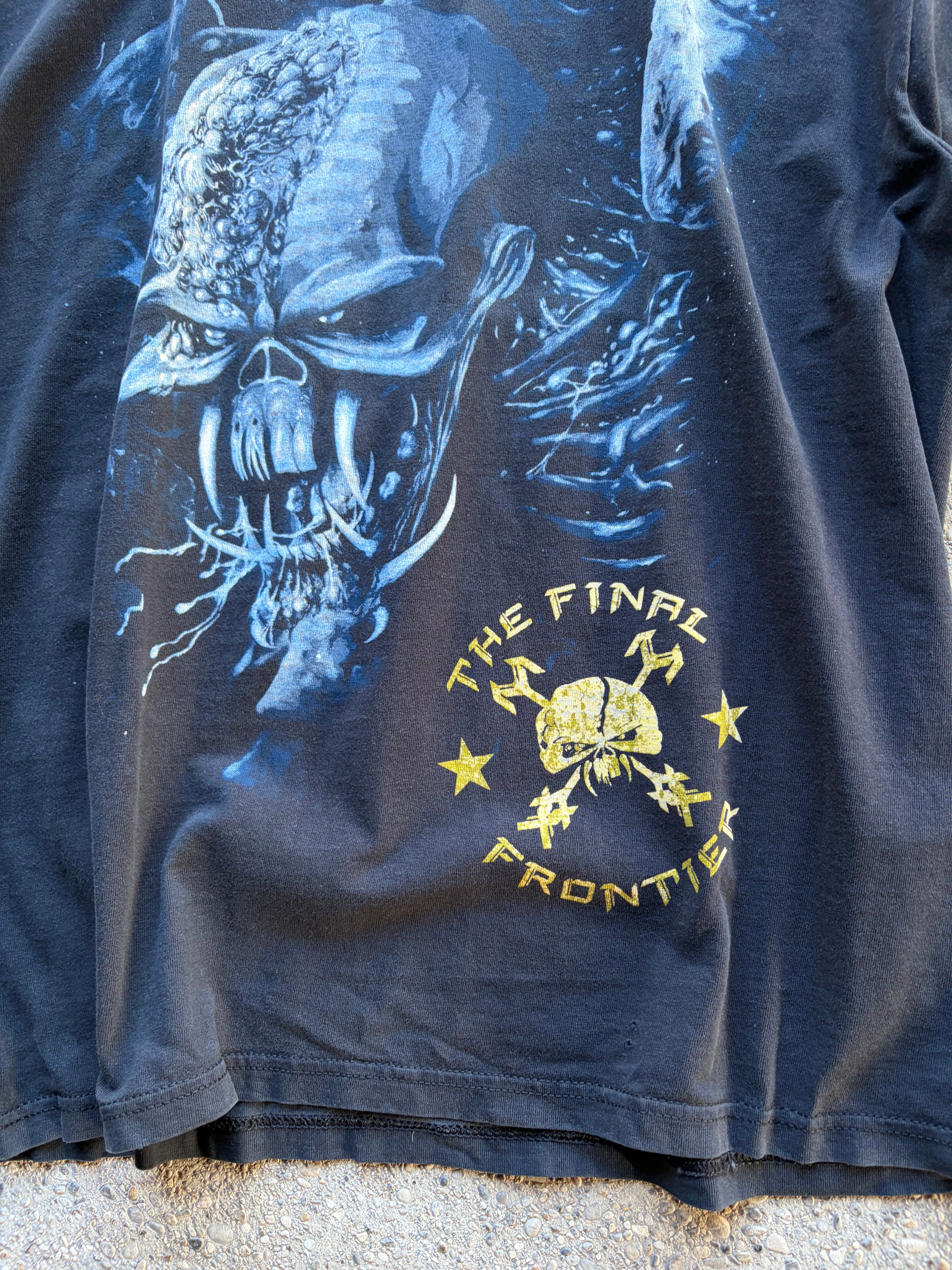Vintage Faded Iron Maiden T Shirt Size L/XL