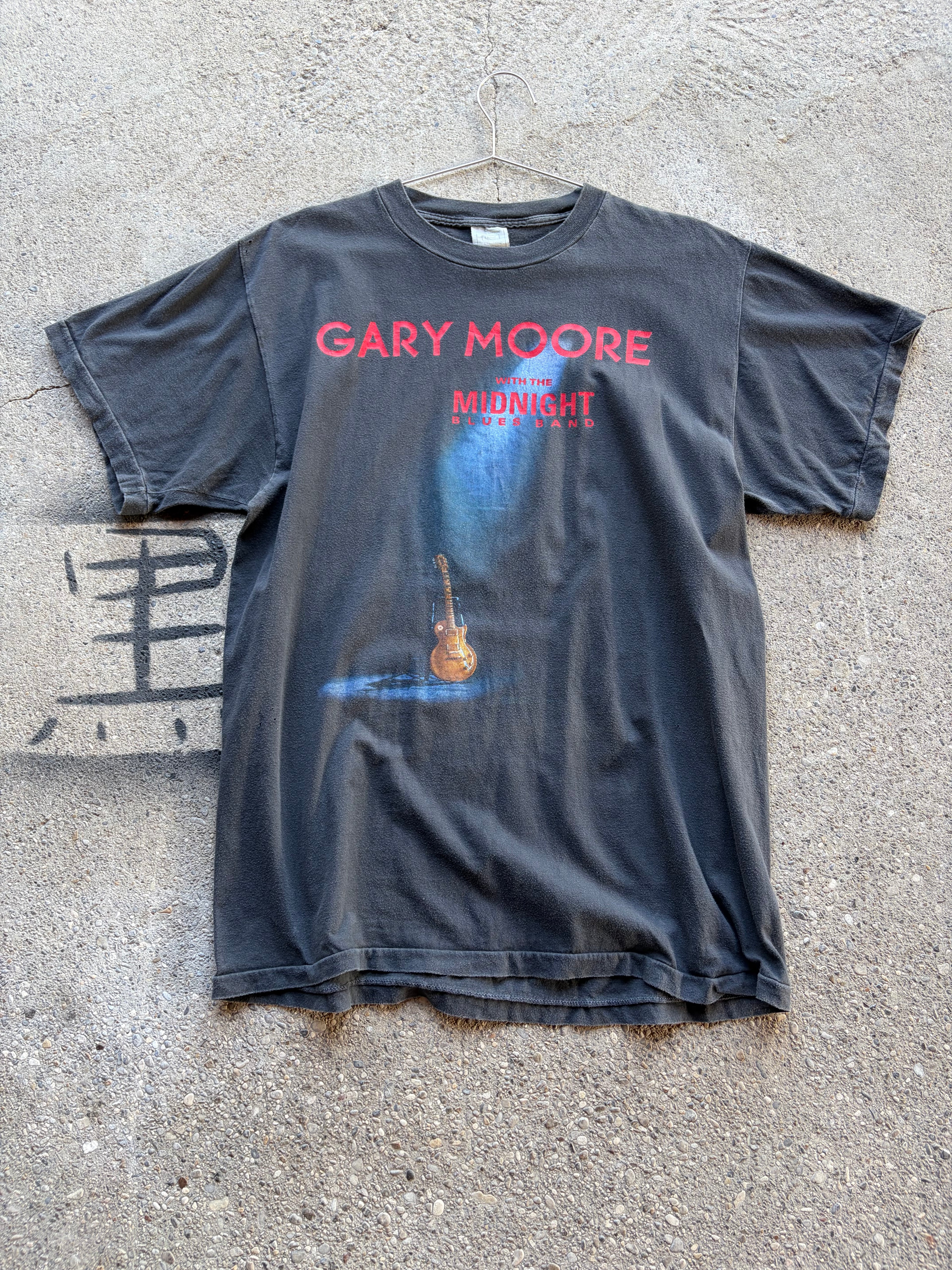 Vintage insane Faded Gary Moore Tour T Shirt Size M/L