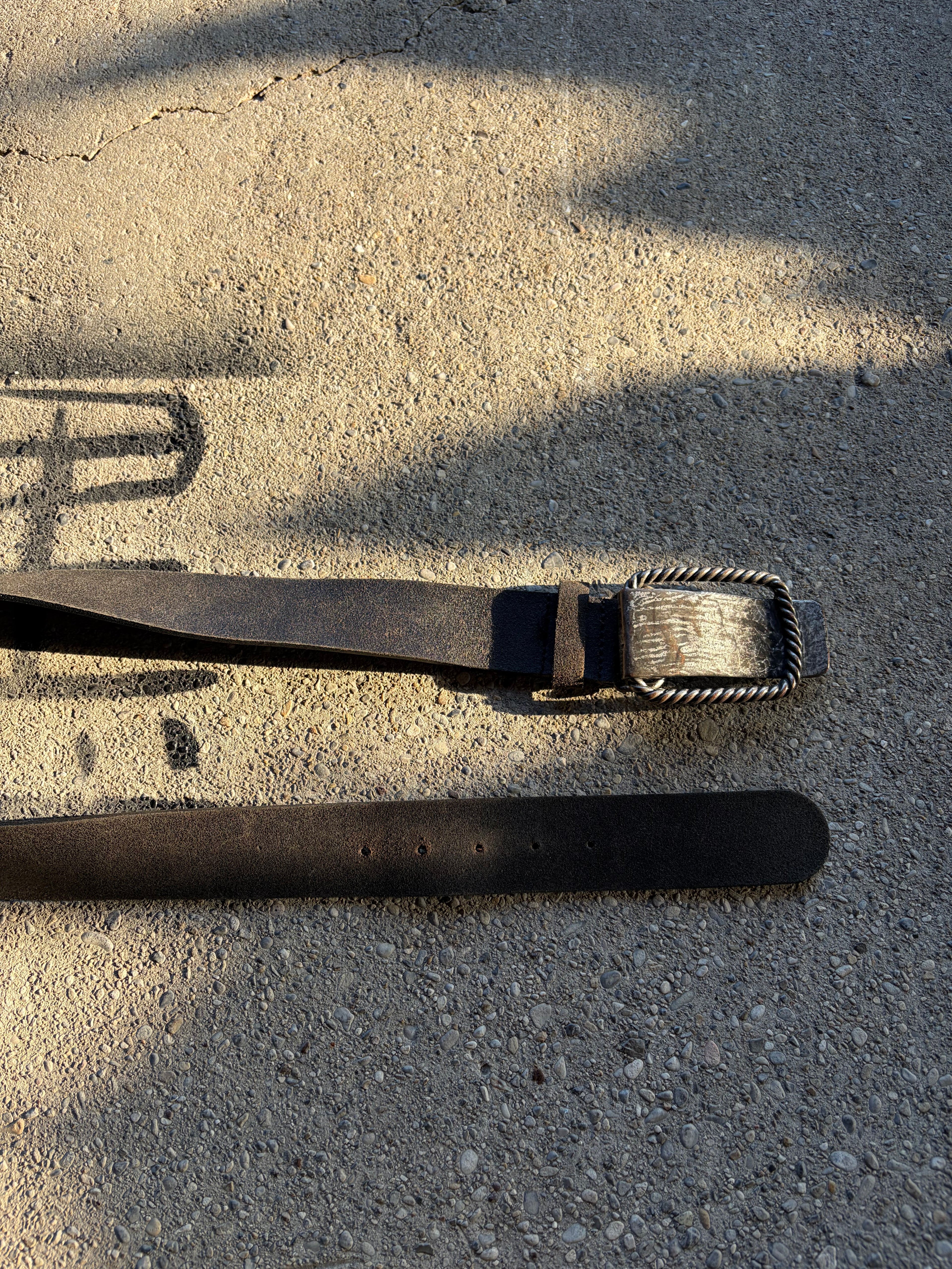 Vintage leather Belt
