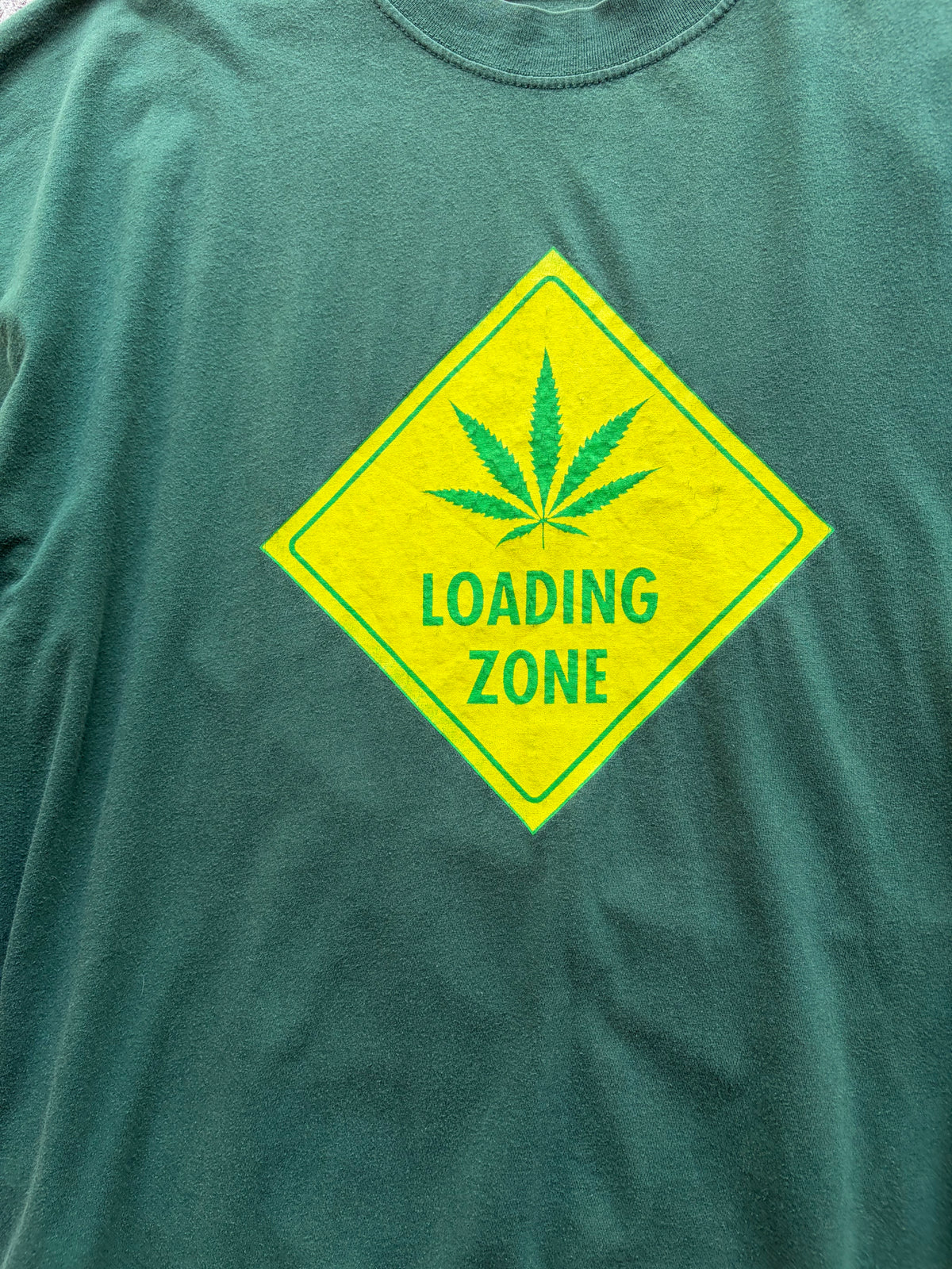 Vintage Faded weed Shirt Size L/XL