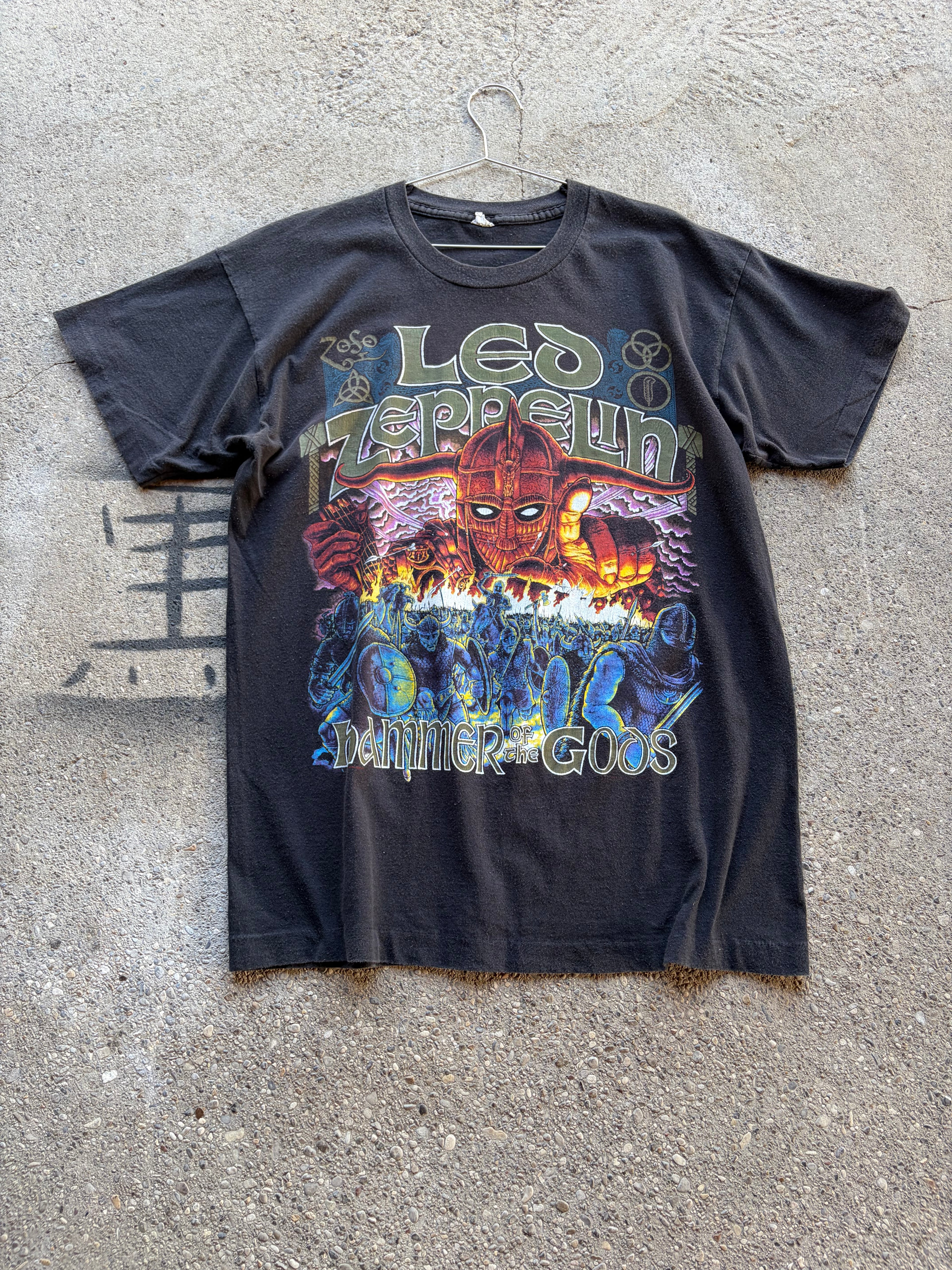 Vintage 1990 Single Stitch Led Zeppelin T Shirt Size M/L