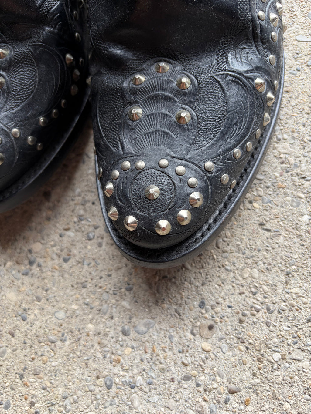 Vintage Studded Boot Size 39