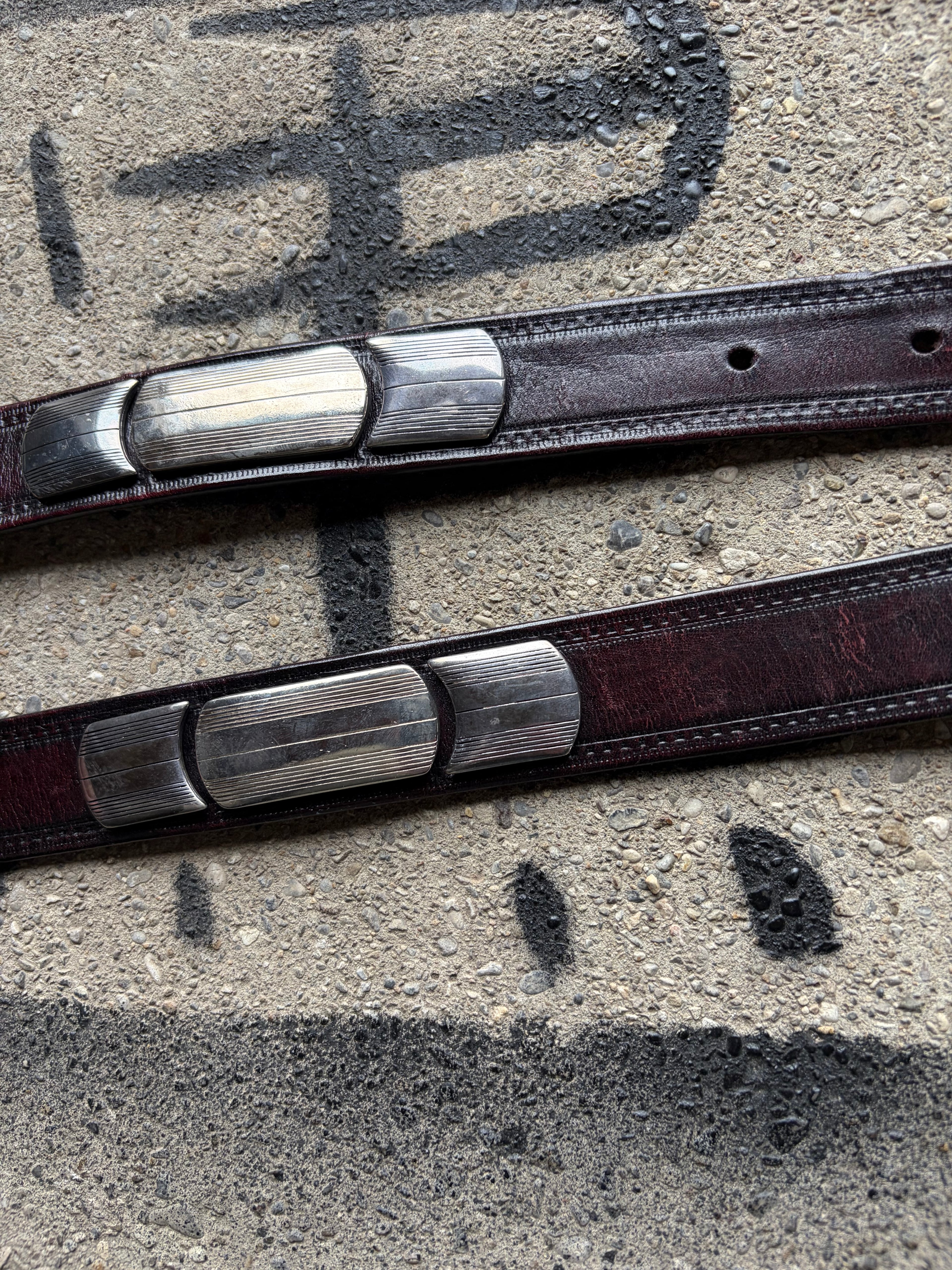 Vintage leather belt