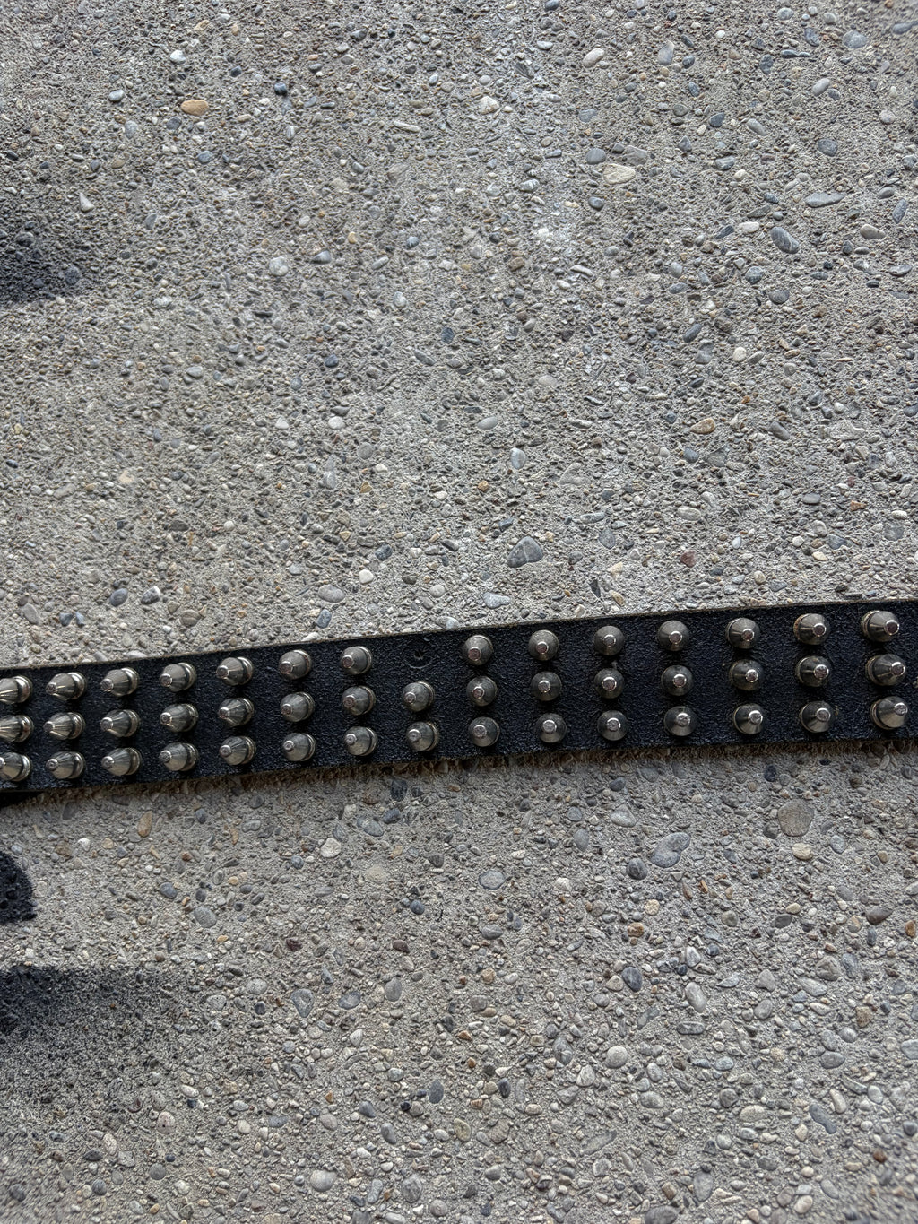 Vintage Studded Leather Belt