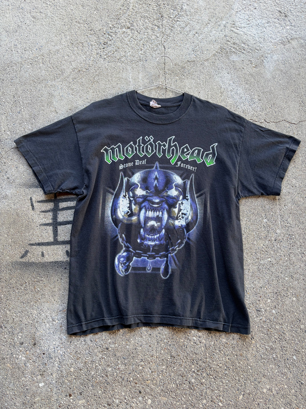 Vintage faded motörhead band shirt size M