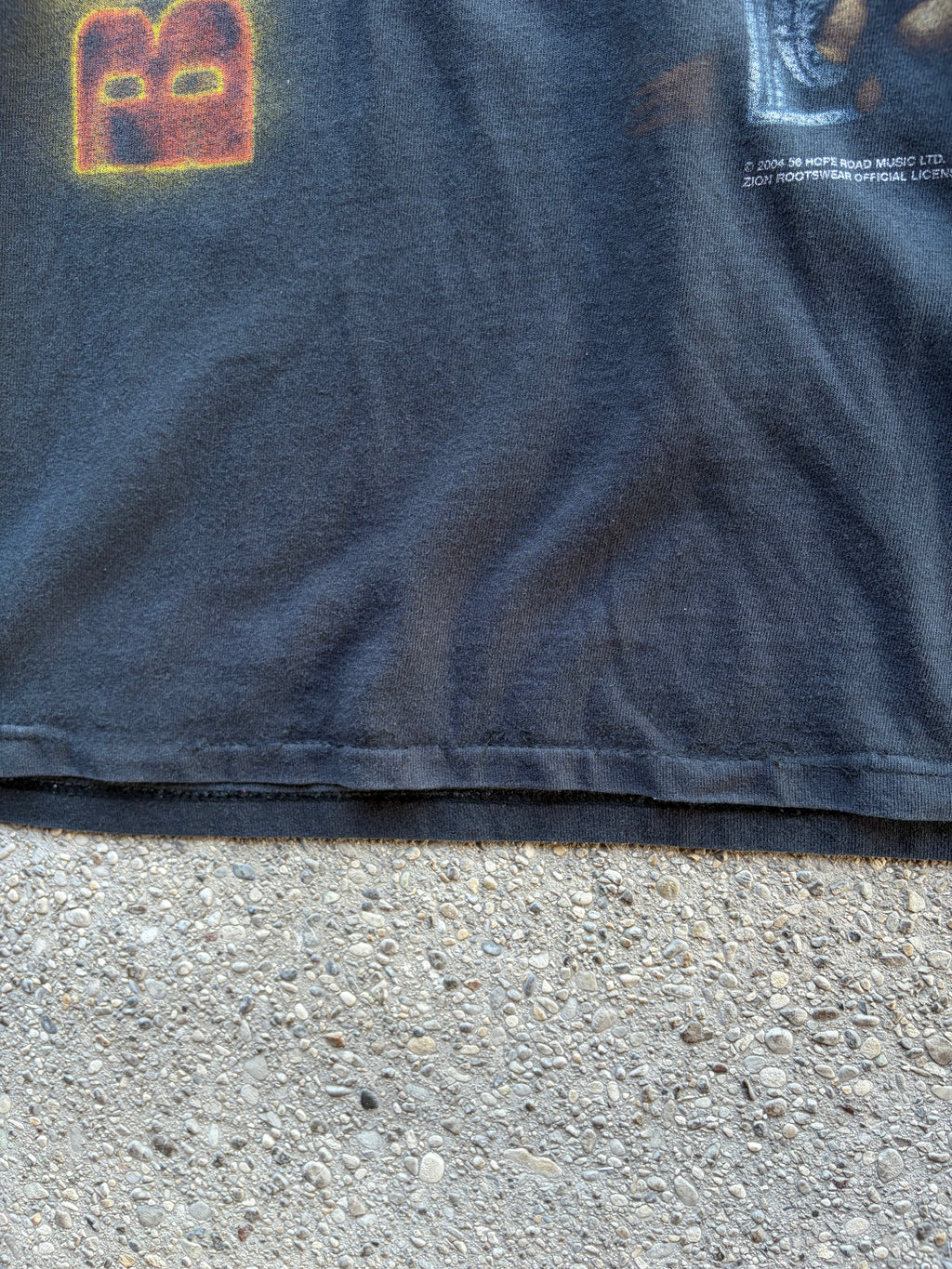 Vintage 2004 Faded Bob Marley T Shirt Size M
