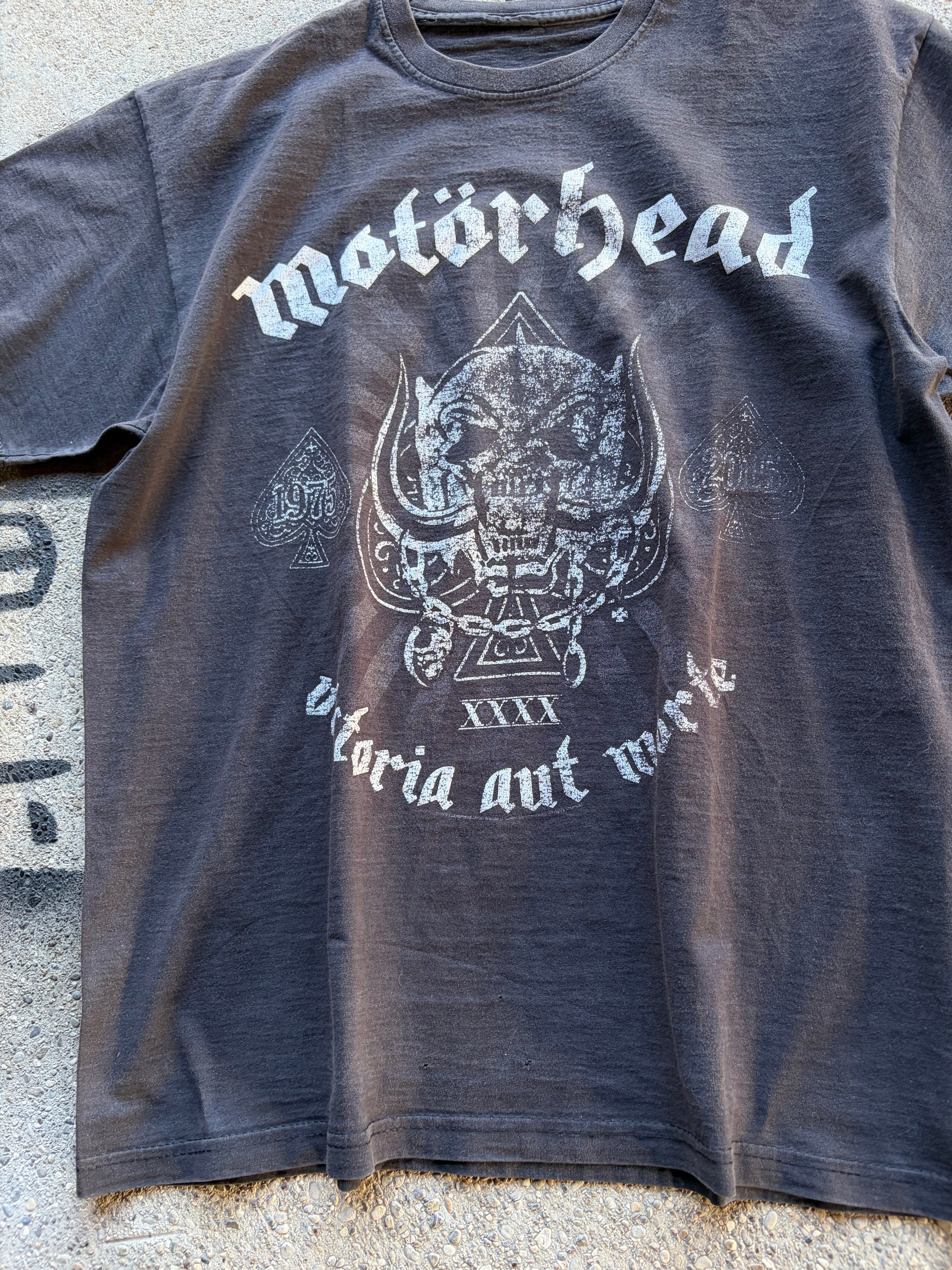 Vintage Faded motorhead T Shirt Size M/L