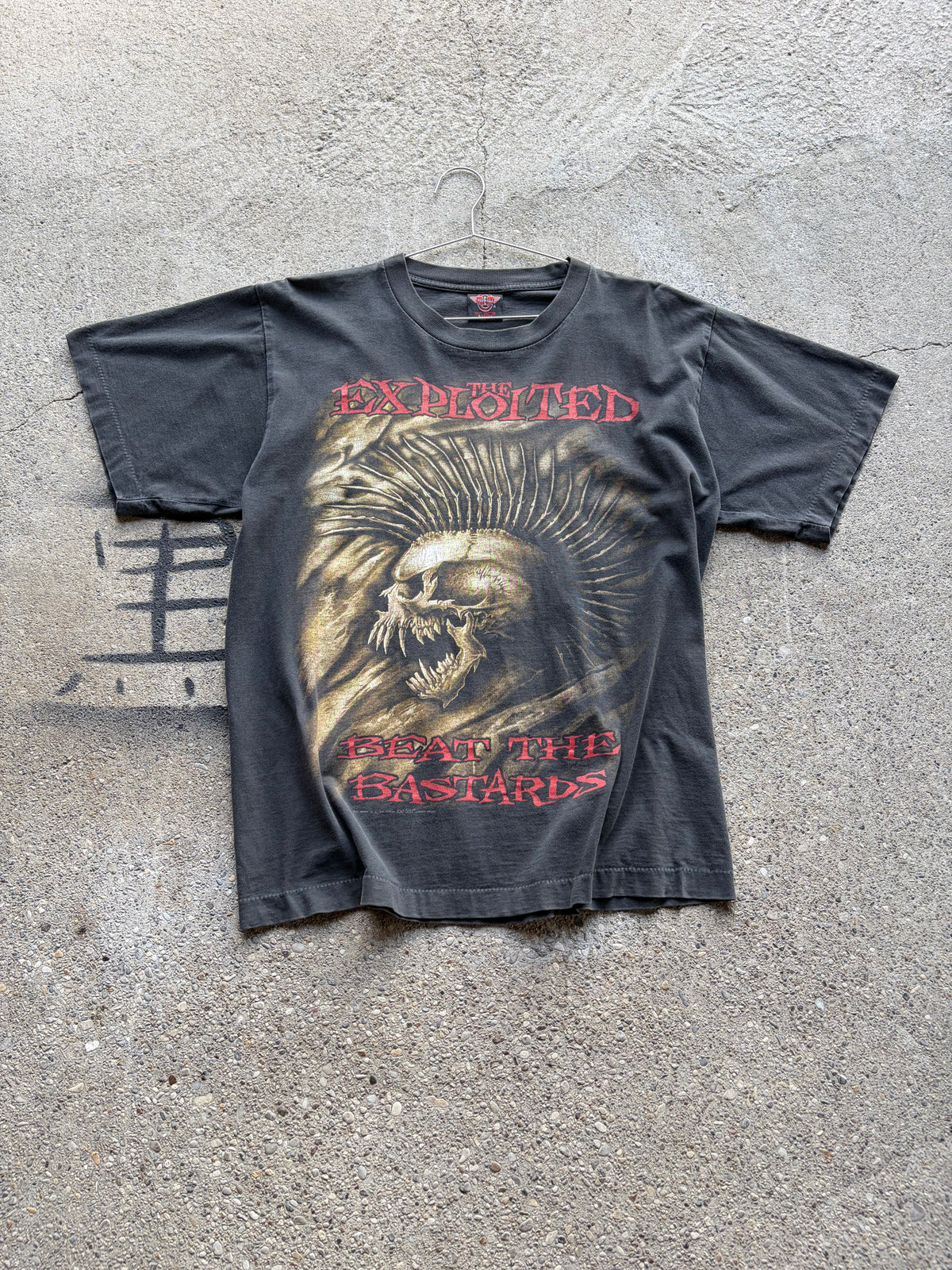 Vintage Faded Single Stitch Punks Not Dead the exploited Shirt