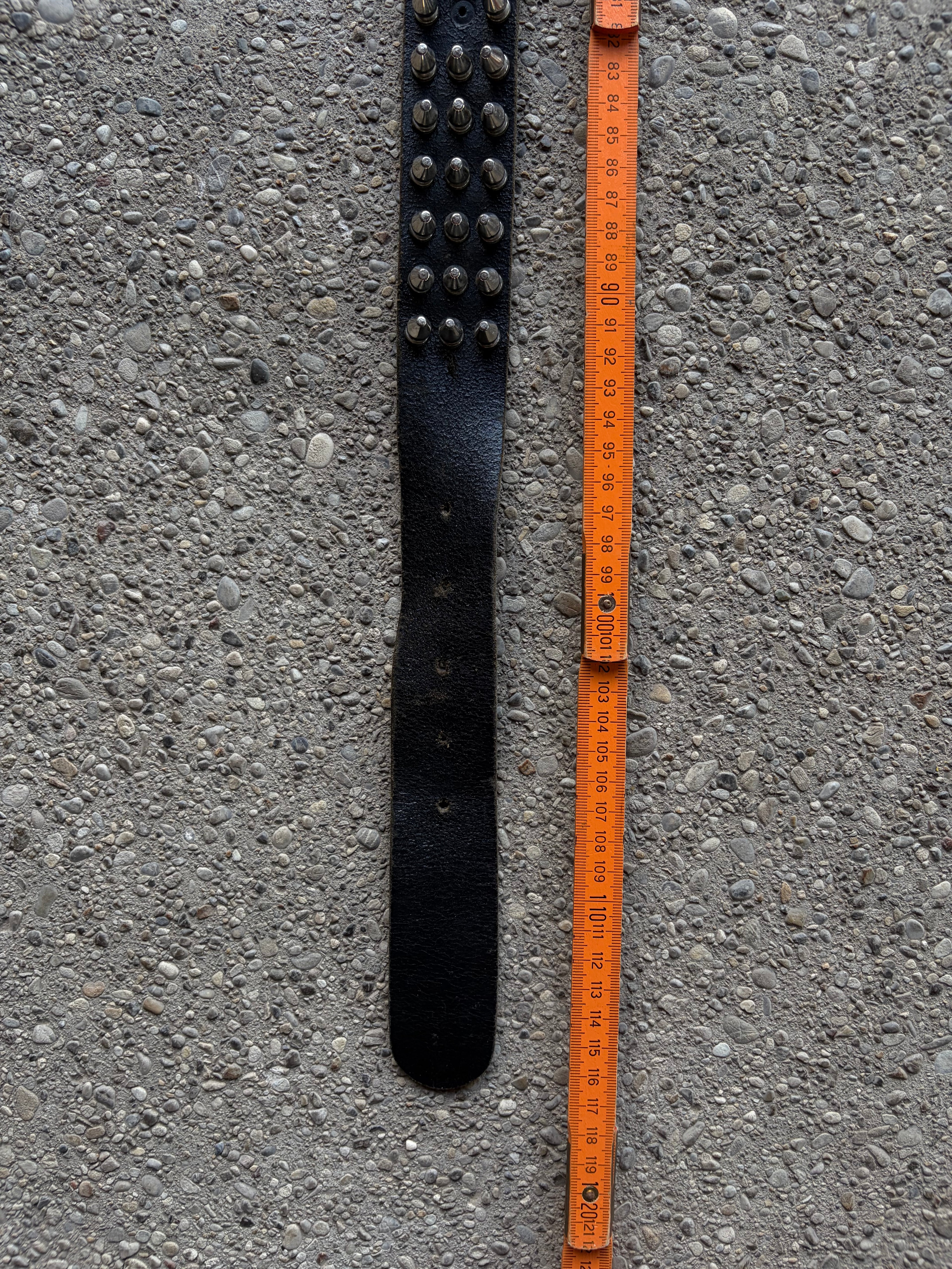 Vintage Studded Leather Belt