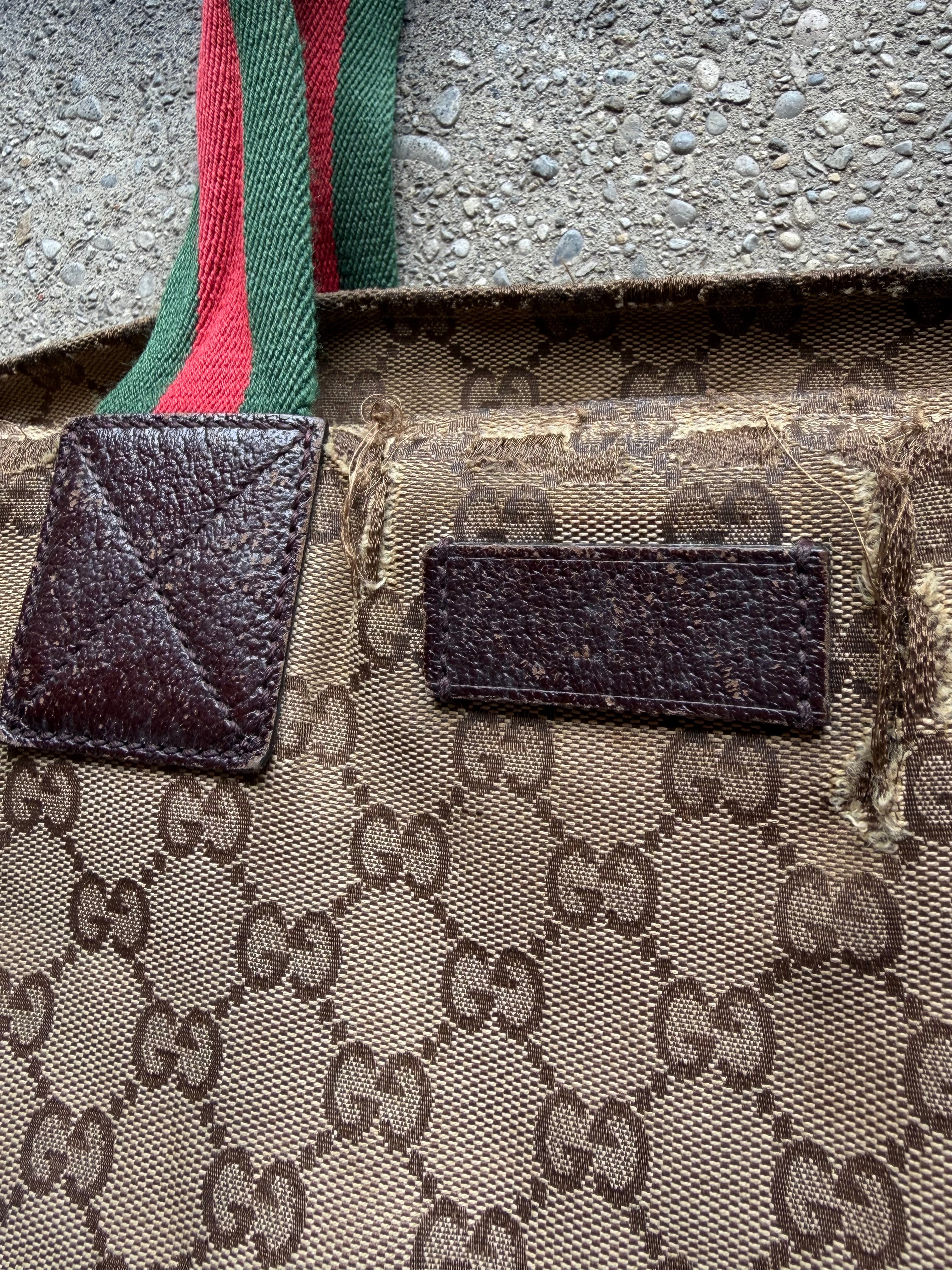 Vintage trashed Gucci Bag