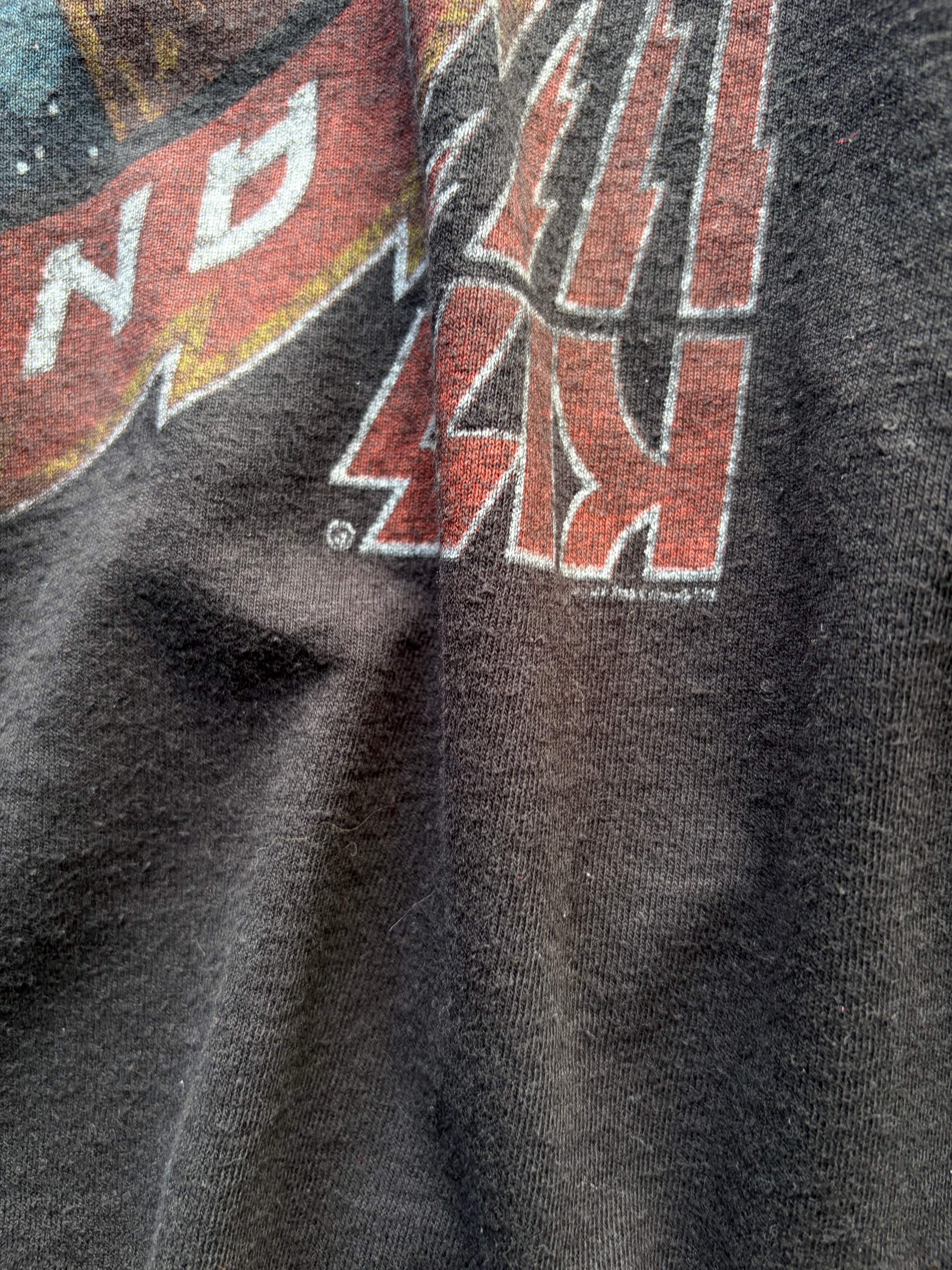 Vintage faded Kiss Rock and Roll T Shirt Size M/L