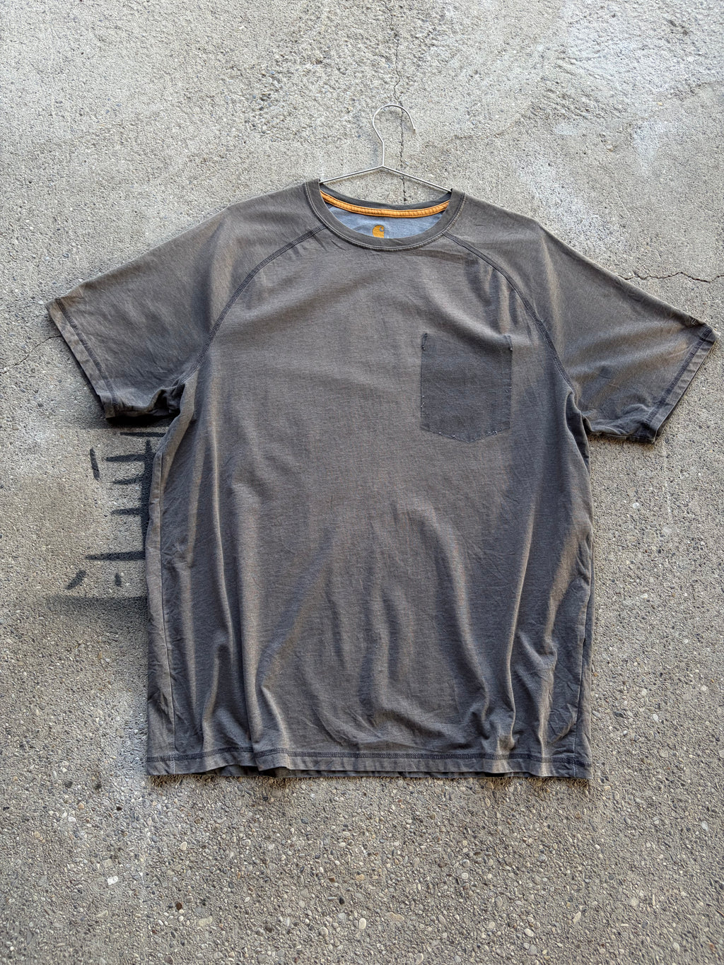 Faded carhartt ghost Pocket Shirt Size L