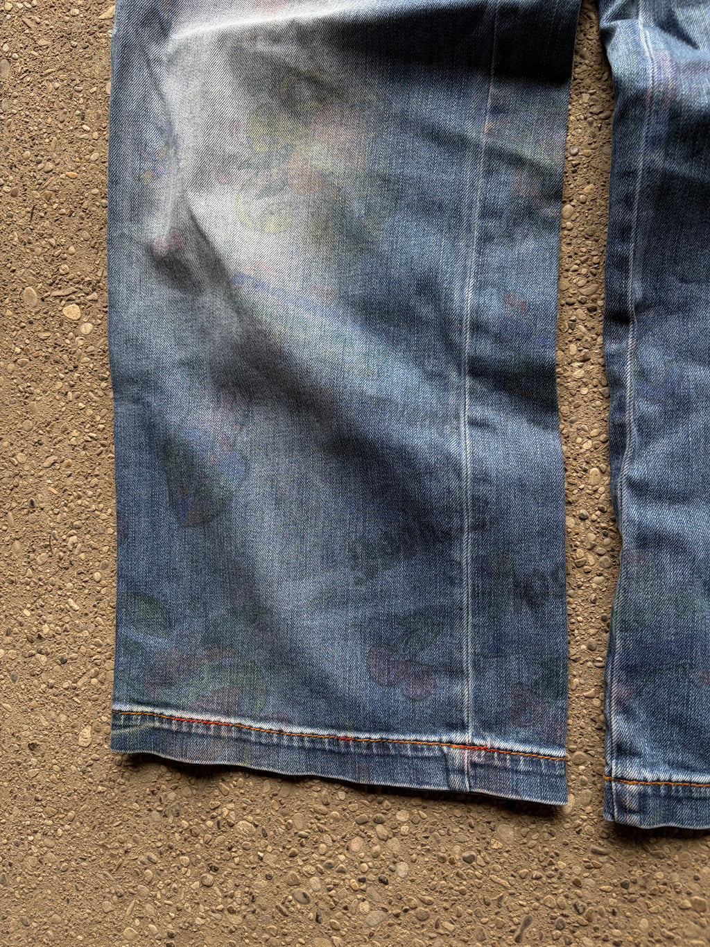 Vintage printed just cavalli denim