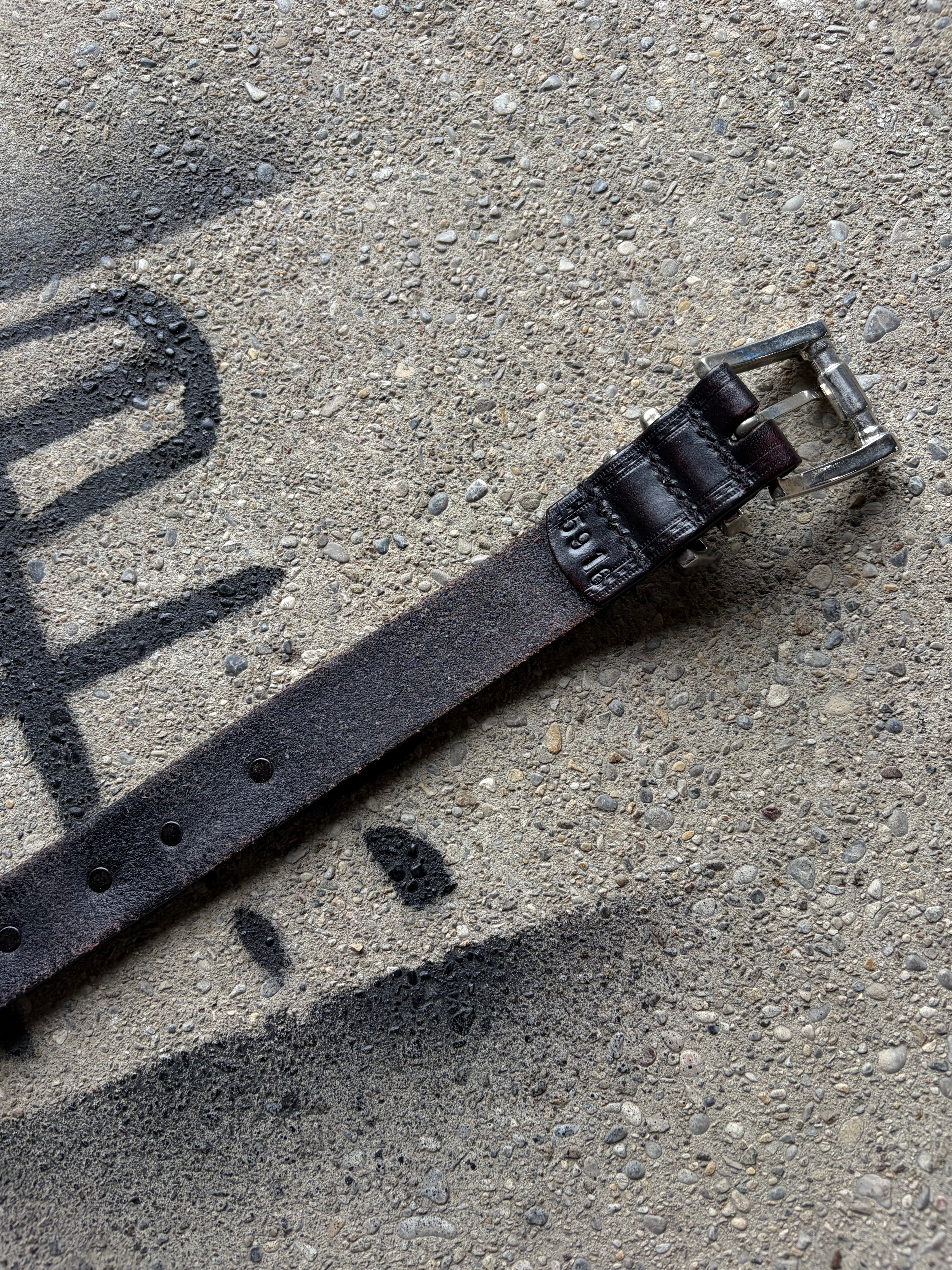 Vintage leather belt