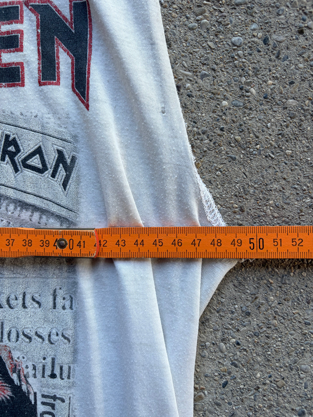 Vintage Single Stitch early 90s Iron Maiden T Shirt Size S