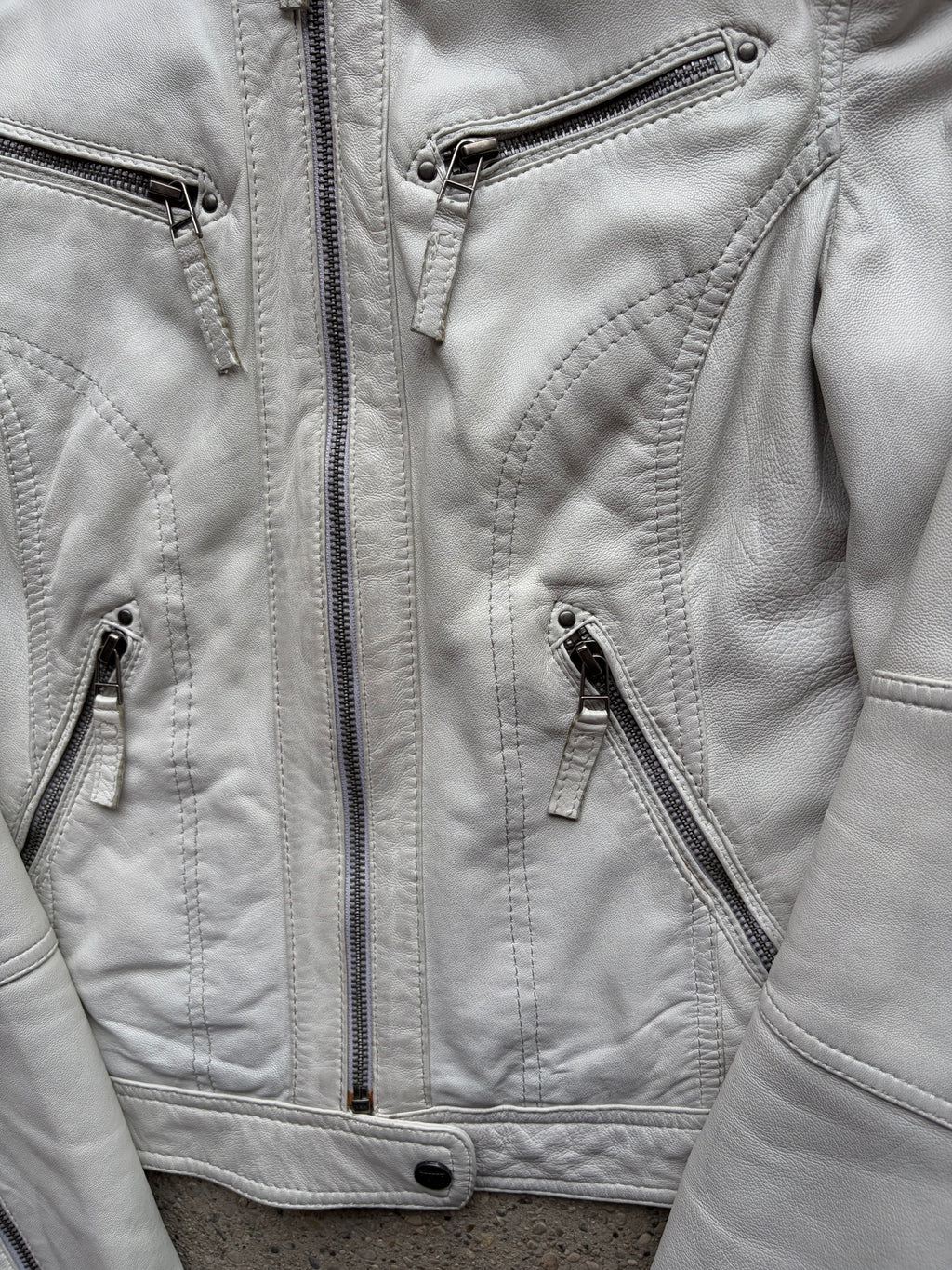 Vintage Leather Jacket Womens Sie S/M