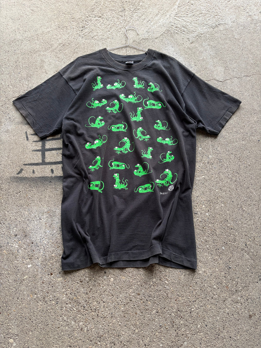 Vintage faded Single Stitch funny Shirt Size L/XL