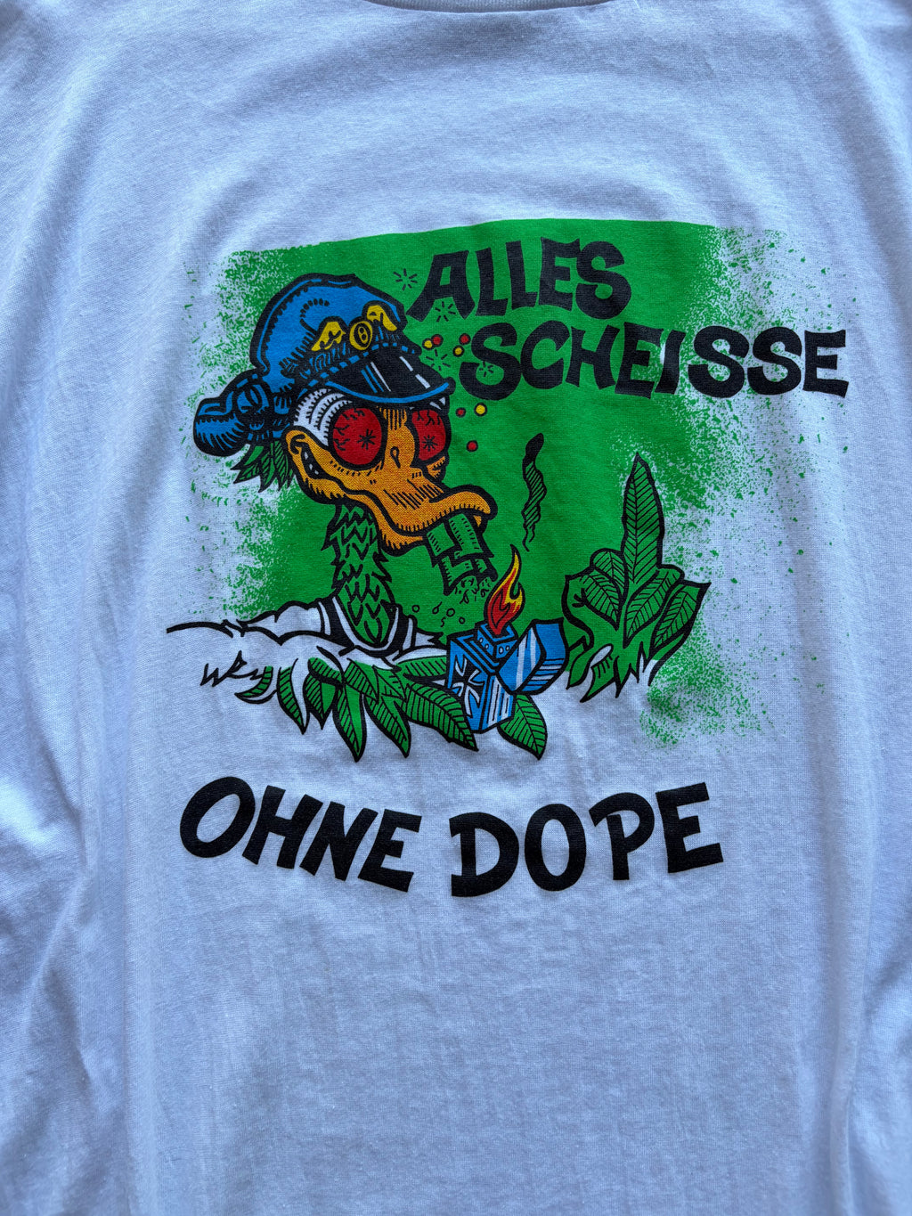 single Stitch weed Shirt size L/XL