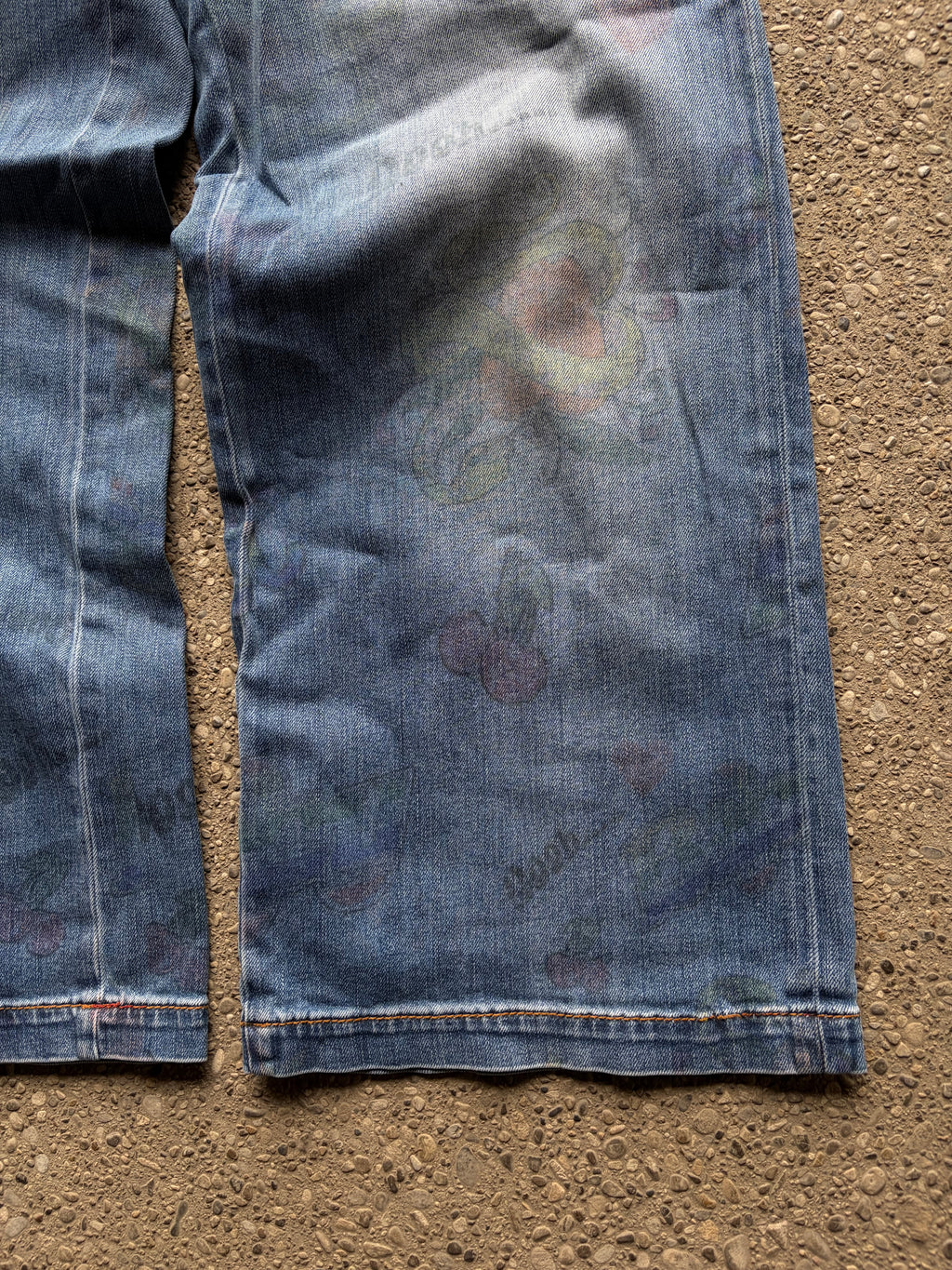 Vintage printed just cavalli denim