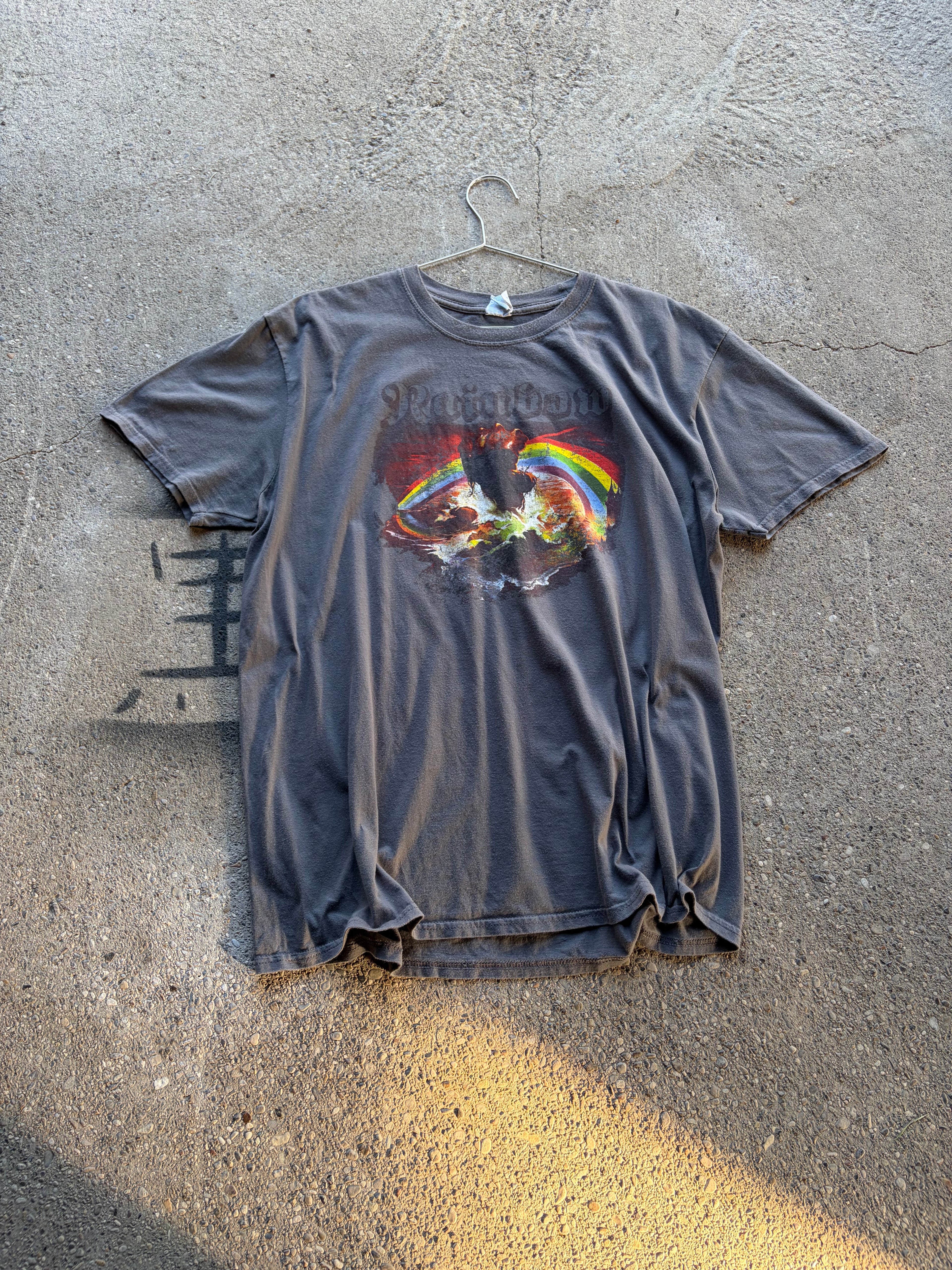 Vintage Rainbow Band t shirt Size M/L
