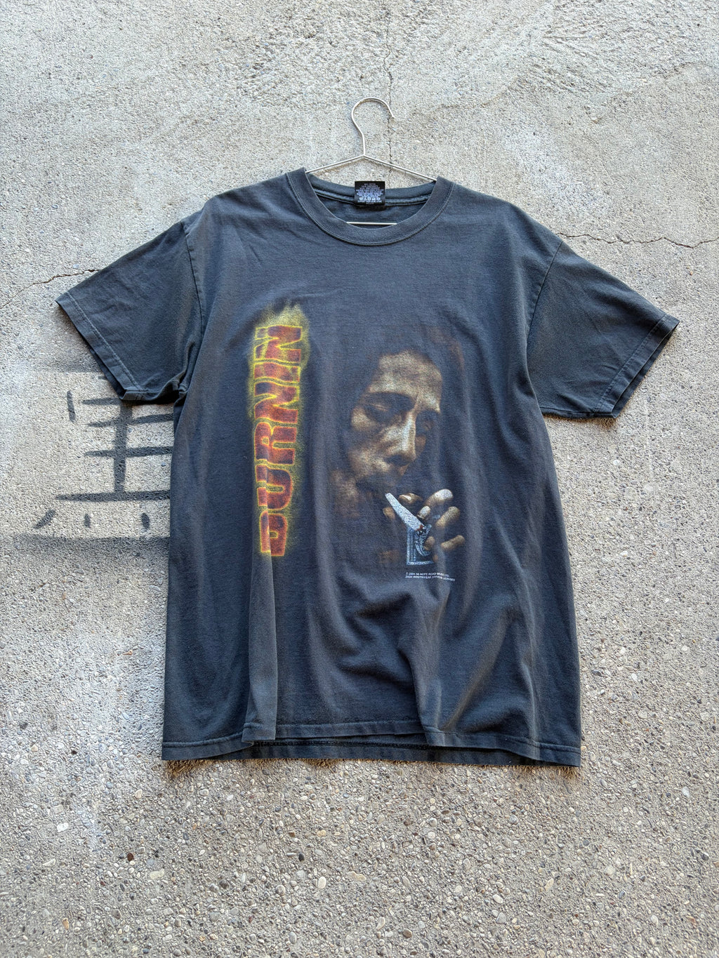 Vintage 2004 Faded Bob Marley T Shirt Size M