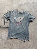 Vintage Faded Trashed Single Stitch rude riders shirt Size S/M