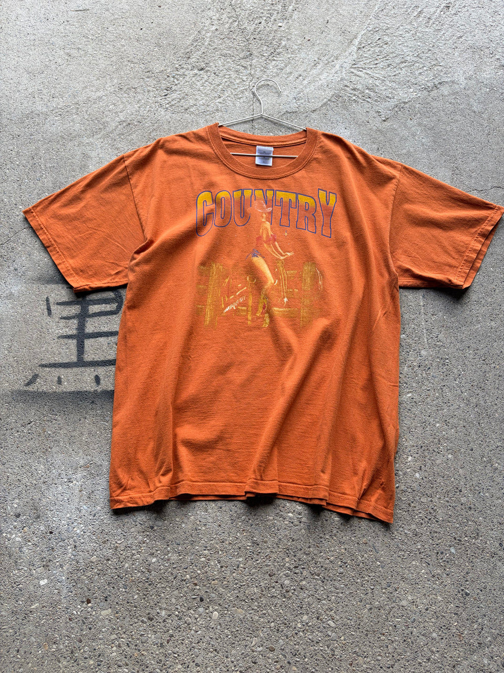 Vintage faded Country T Shirt Size L/XL