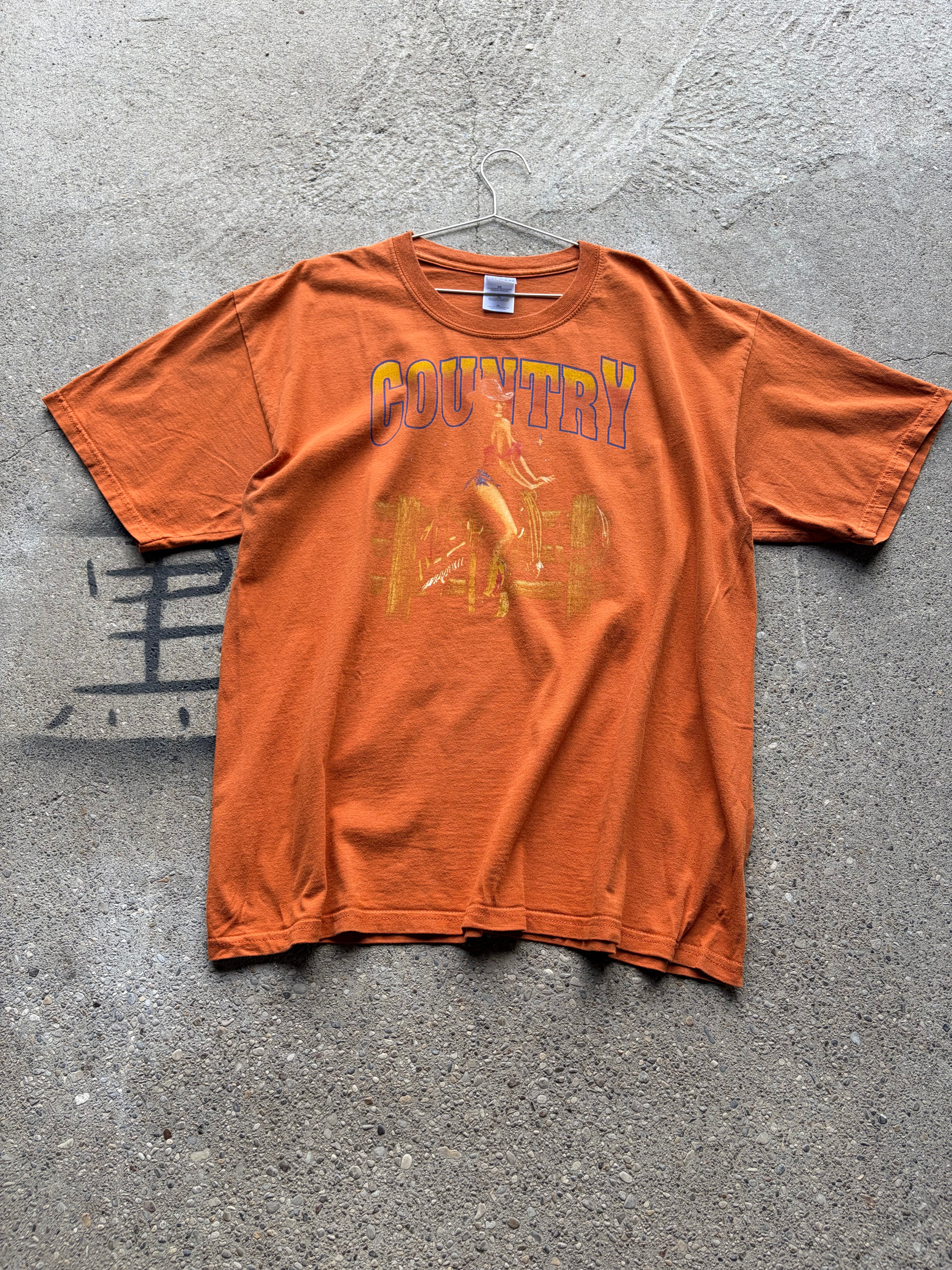 Vintage faded Country T Shirt Size L/XL