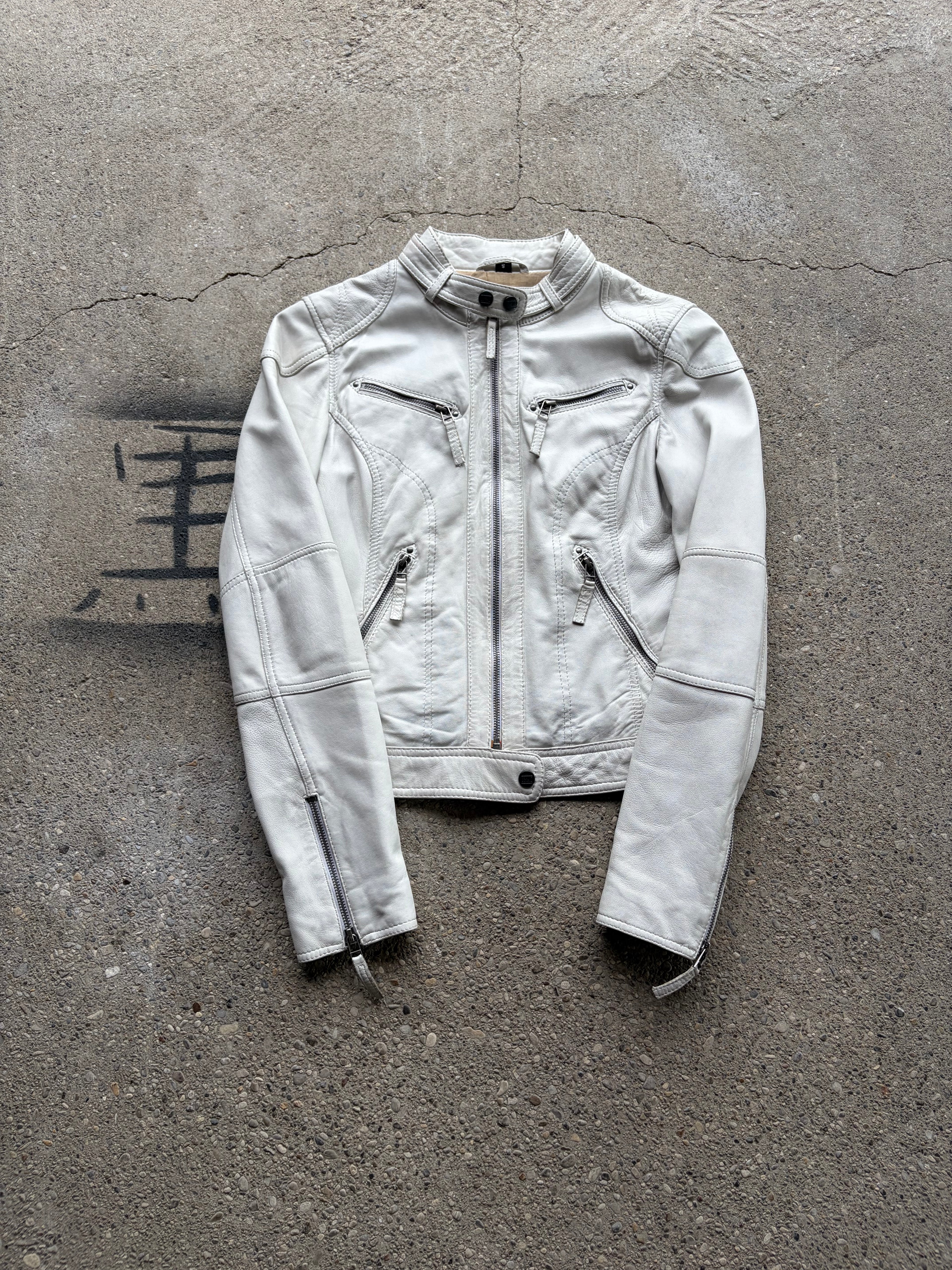 Vintage Leather Jacket Womens Sie S/M