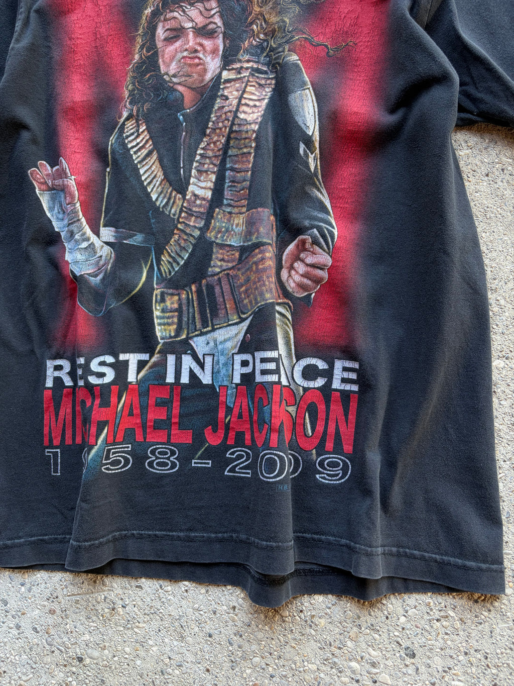 Vintage Michael Jackson T Shirt Size S/M