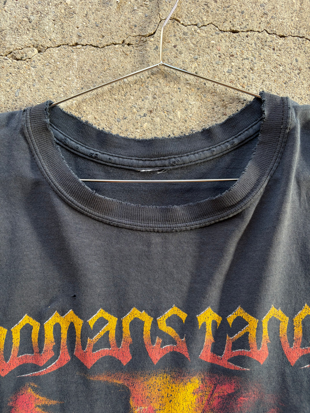 Vintage Faded Trashed cutted Shirt Size S-XL