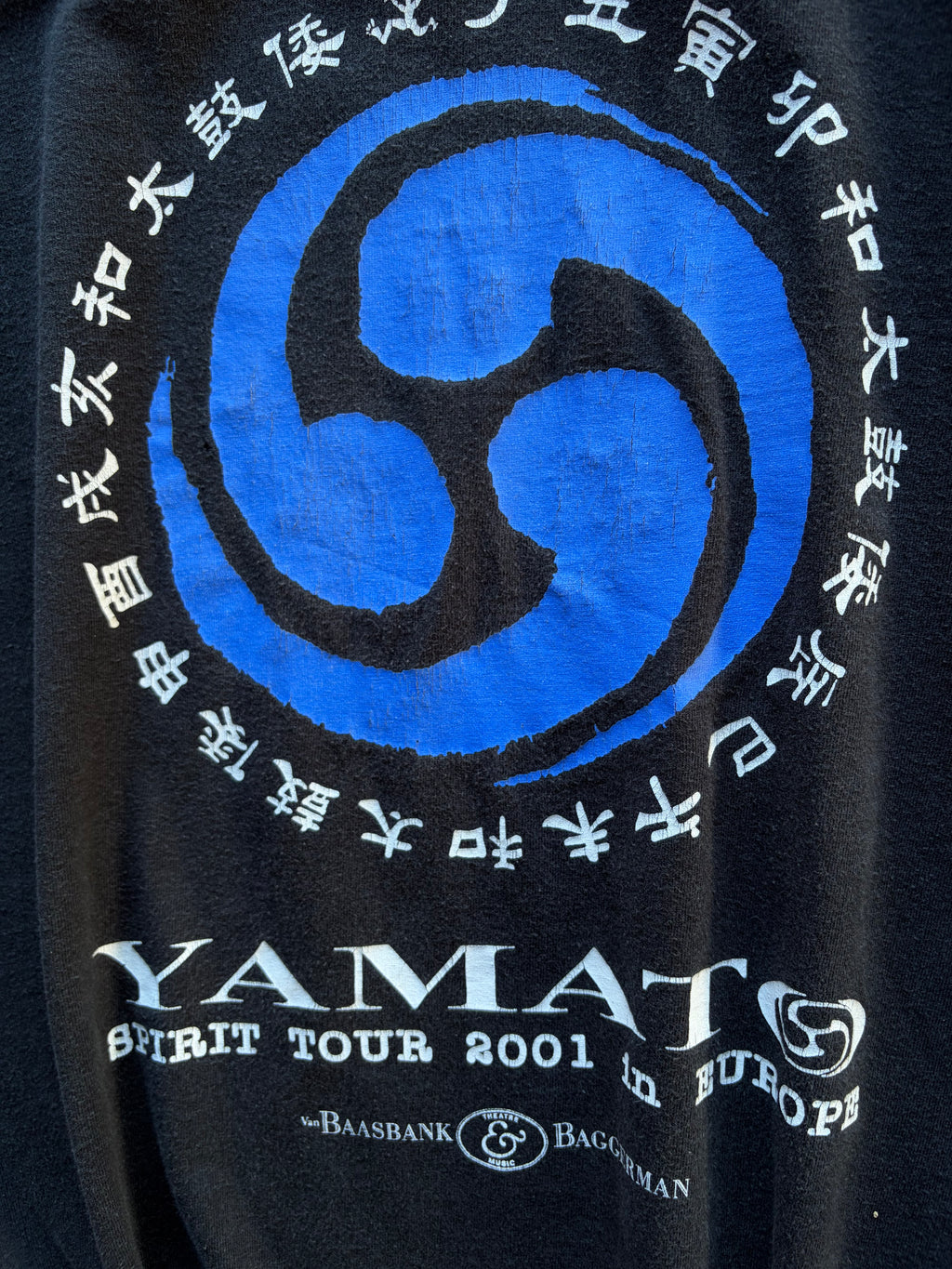 Cutted Vintage yamato Band T Shirt Size S