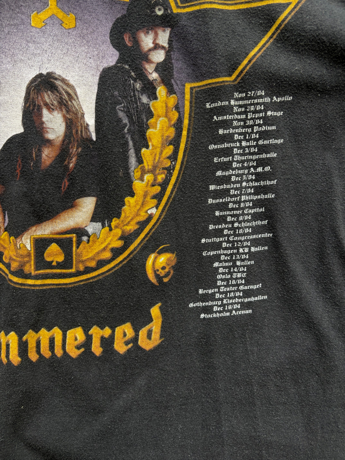 Vintage 2004 motörhead Tour Shirt Size M